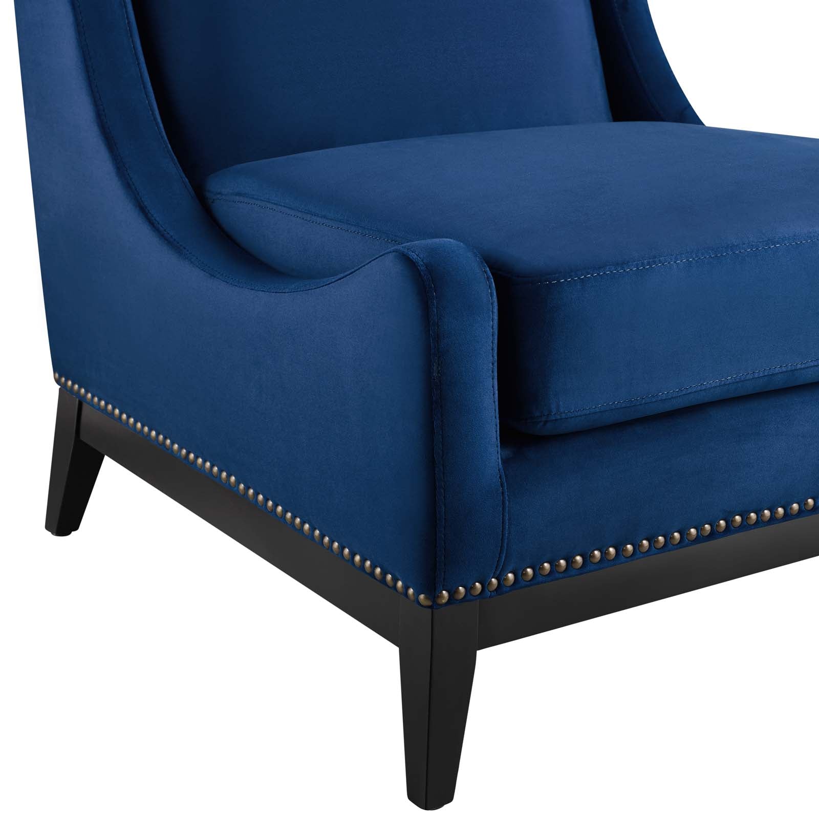Confident Accent Upholstered Performance Velvet Lounge Chair-Lounge Chair-Modway-Wall2Wall Furnishings