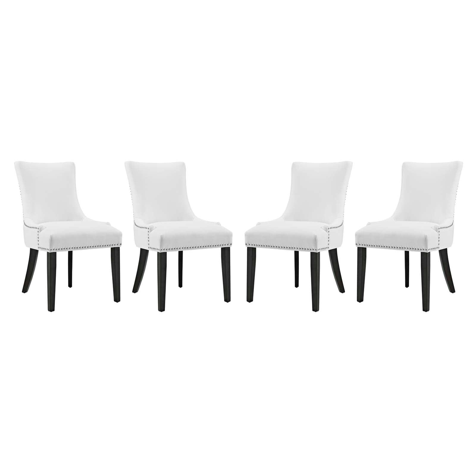 Marquis Faux Leather Dining Chair Set of 4