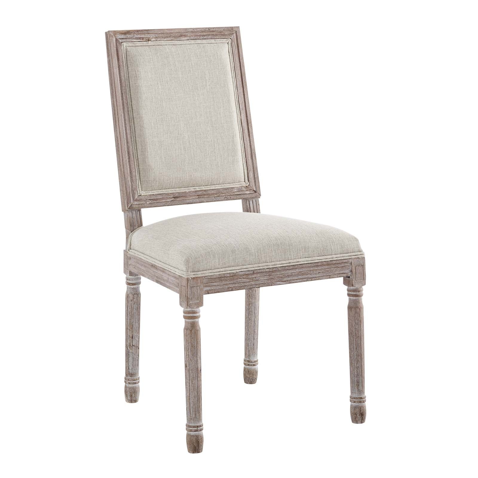 Court Dining Side Chair Upholstered Fabric Set of 2-Dining Chair-Modway-Wall2Wall Furnishings
