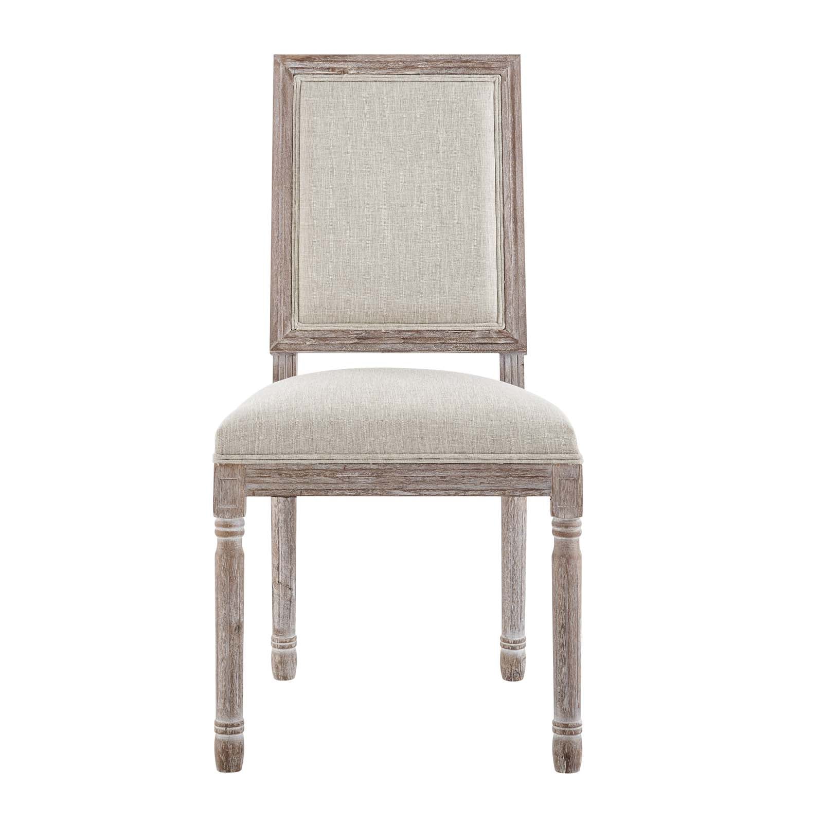 Court Dining Side Chair Upholstered Fabric Set of 2-Dining Chair-Modway-Wall2Wall Furnishings