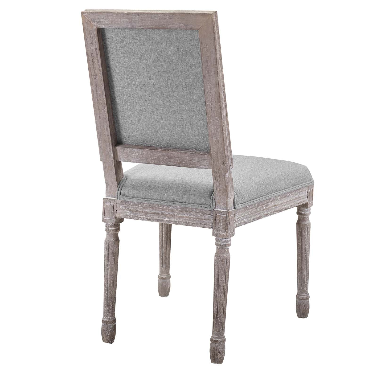 Court Dining Side Chair Upholstered Fabric Set of 4-Dining Chair-Modway-Wall2Wall Furnishings
