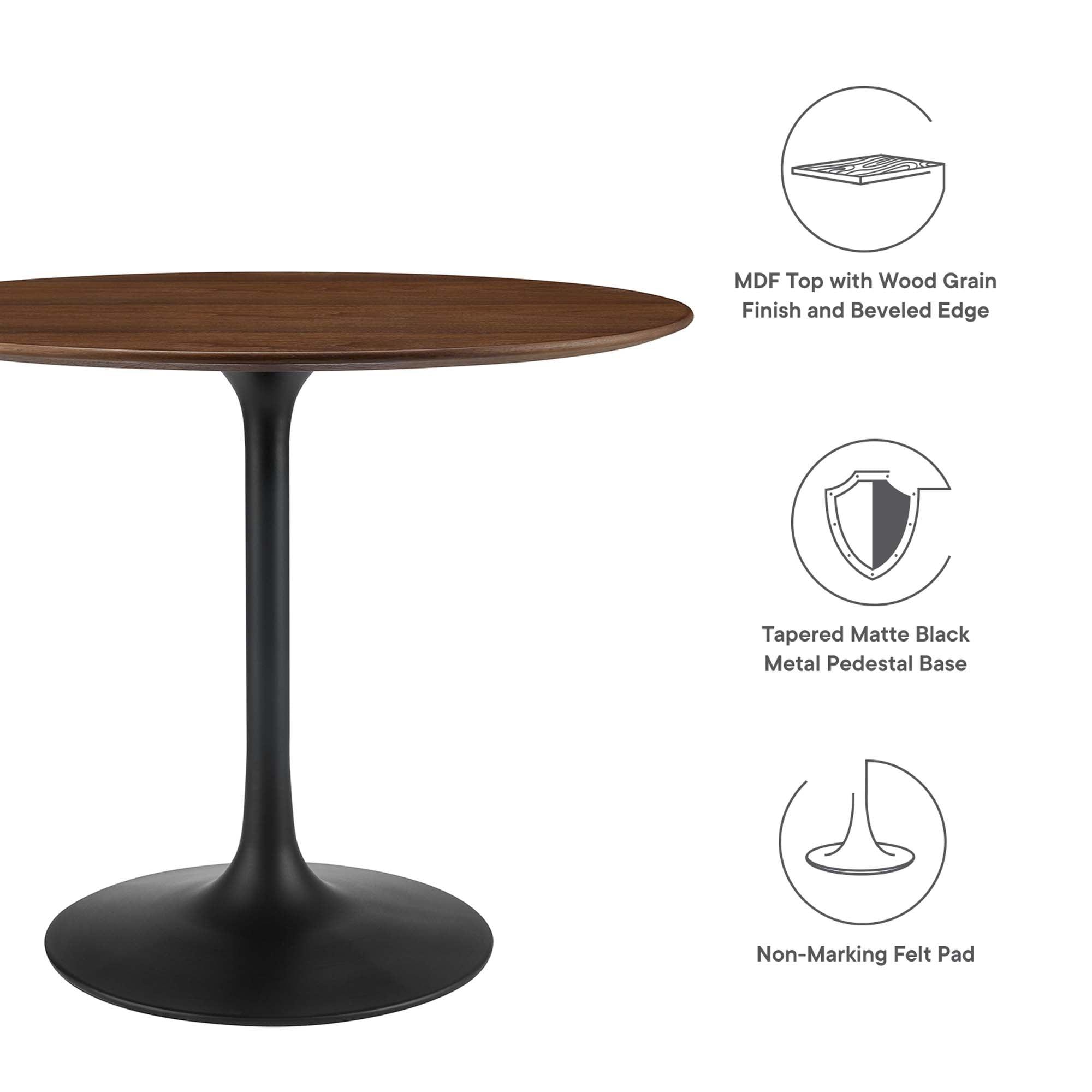 Lippa 36" Round Wood Dining Table