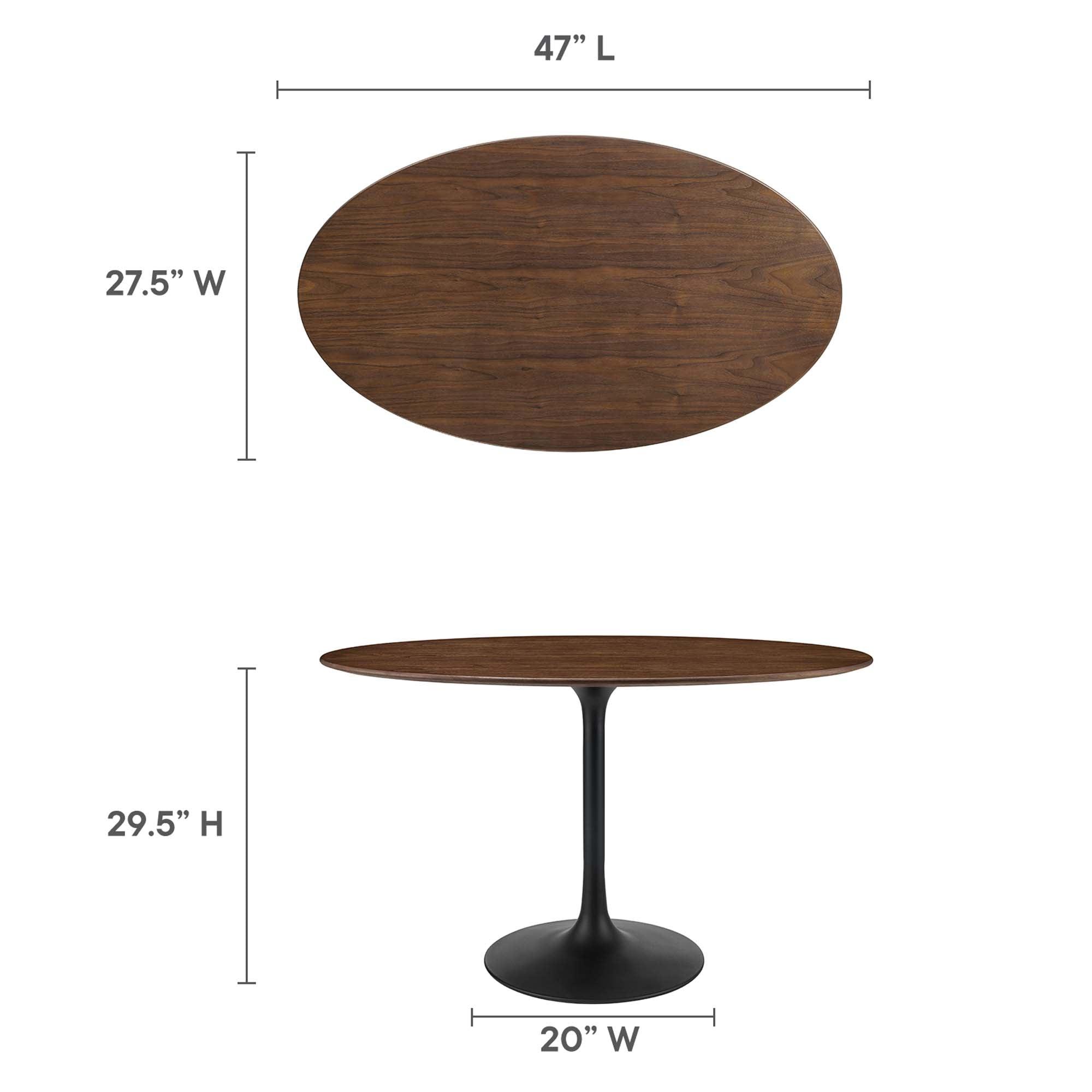 Lippa 48" Oval Wood Dining Table