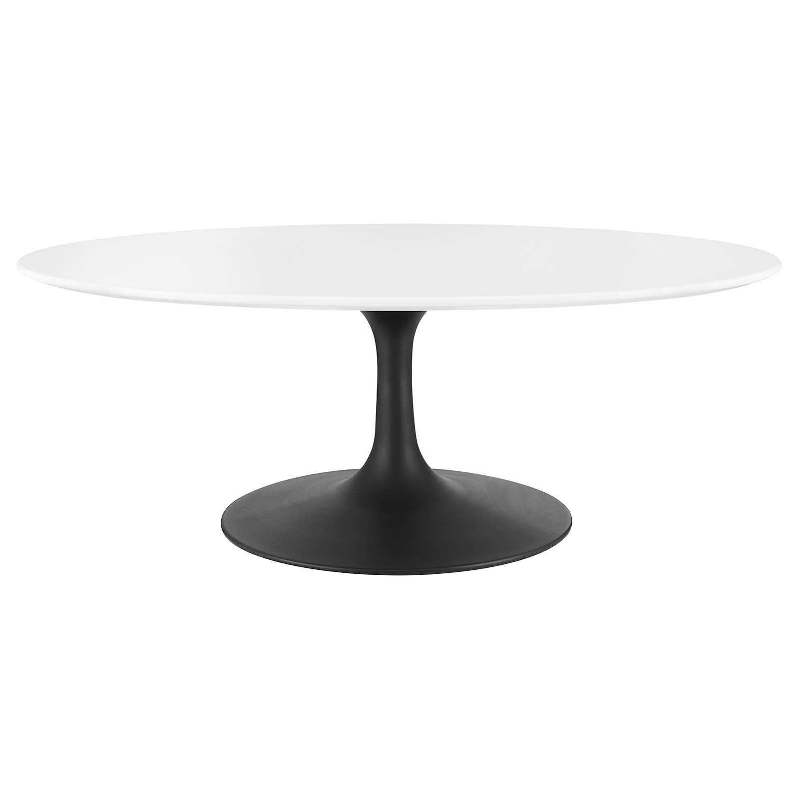 Lippa 42" Oval-Shaped Wood Coffee Table-Coffee Table-Modway-Wall2Wall Furnishings