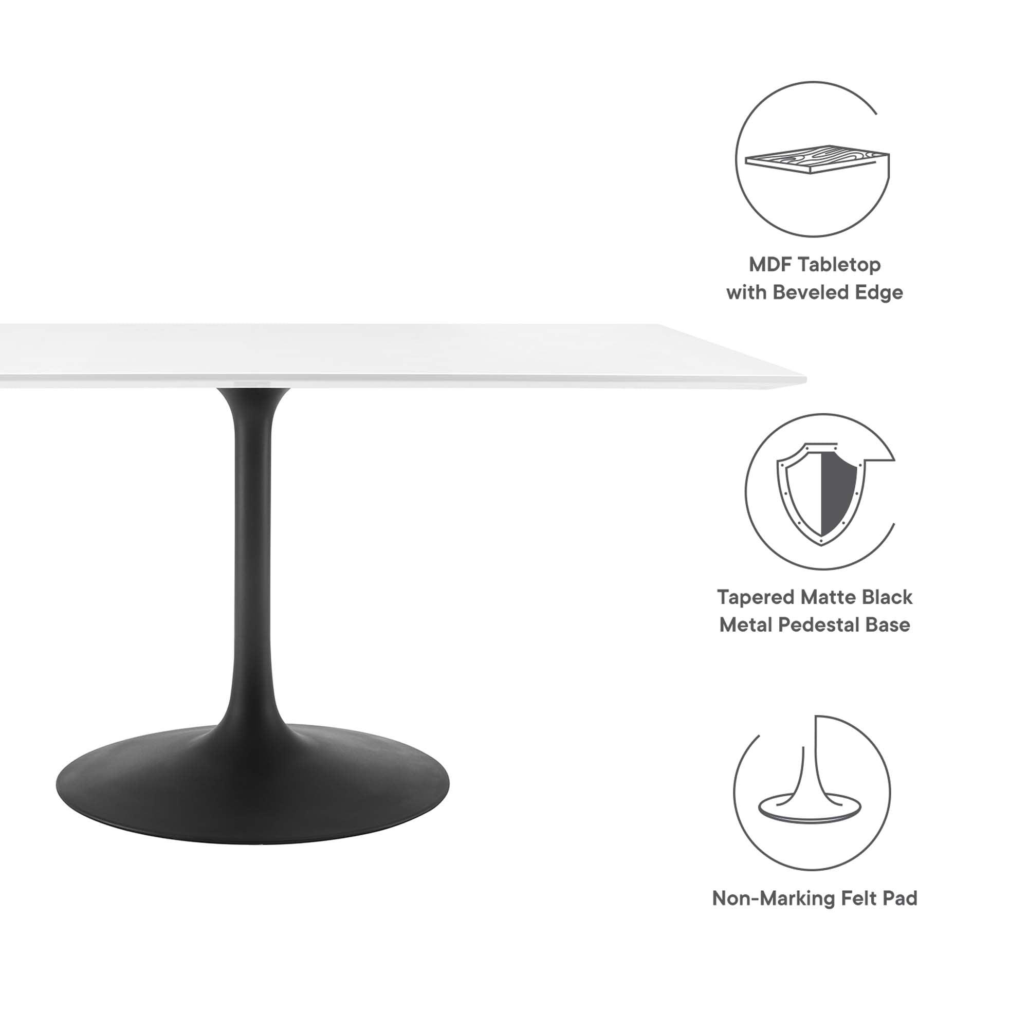 Lippa 60" Rectangle Wood Dining Table