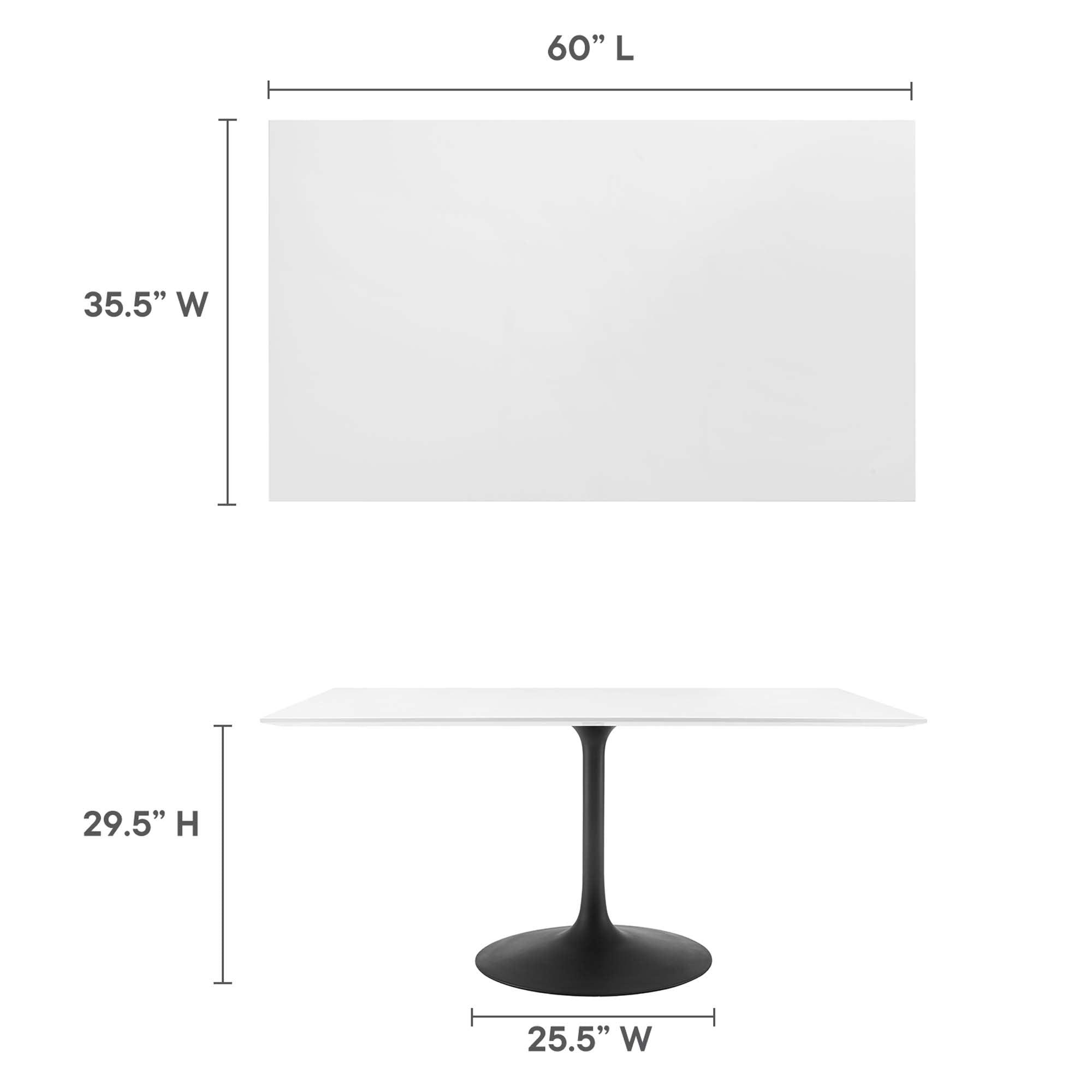 Lippa 60" Rectangle Wood Dining Table