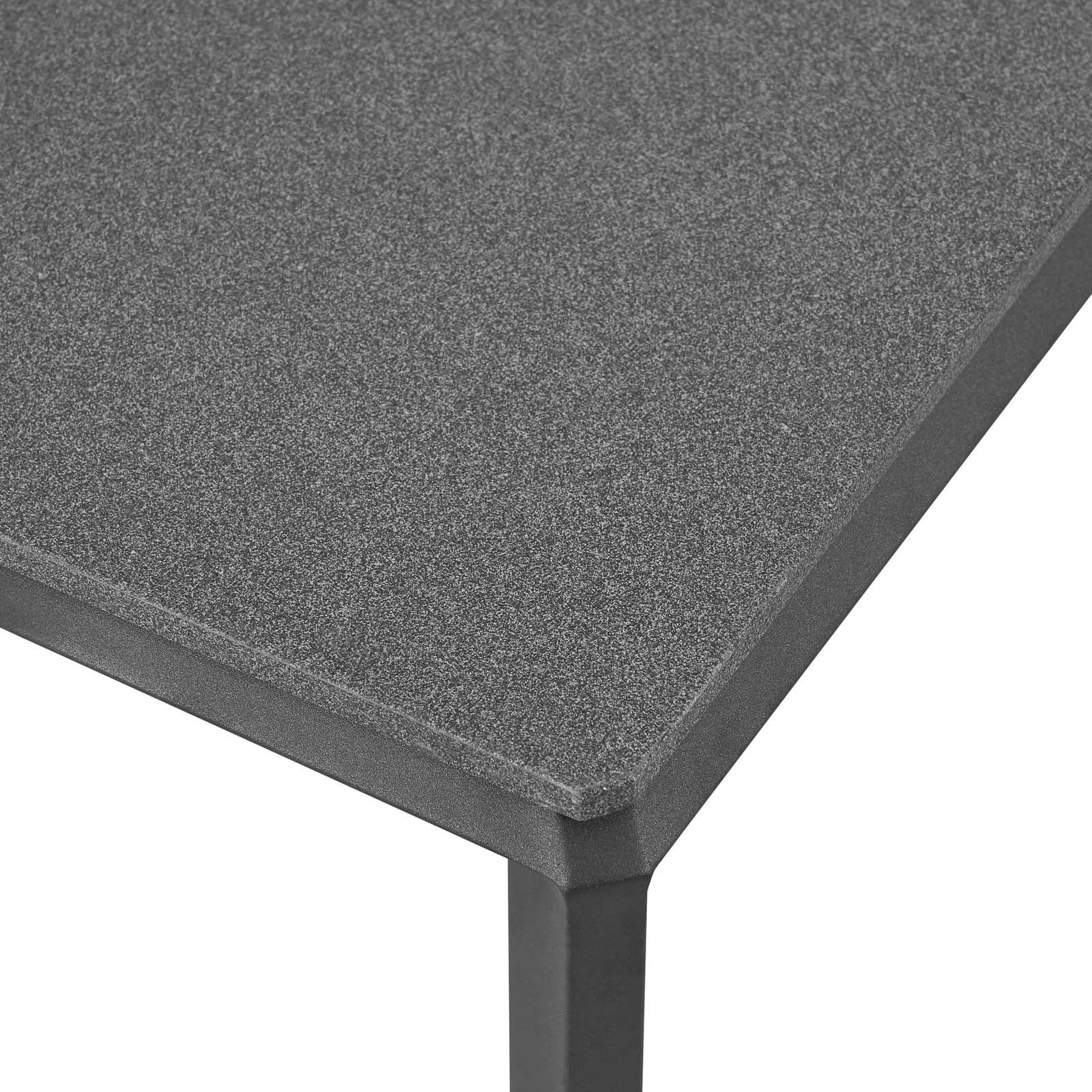Riverside Aluminum Outdoor Patio Coffee Table-Outdoor Coffee Table-Modway-Wall2Wall Furnishings