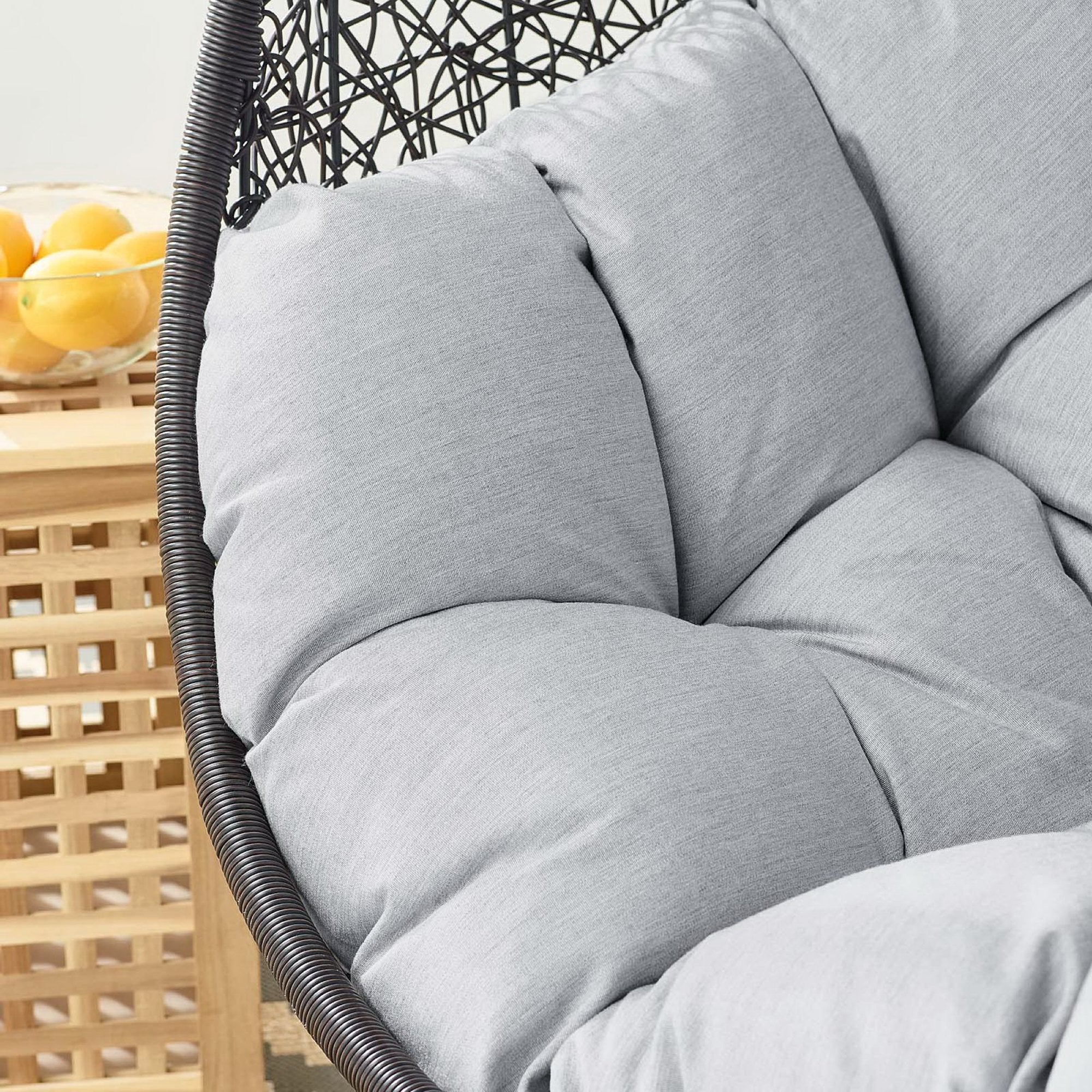 Encase Sunbrella® Fabric Swing Outdoor Patio Lounge Chair Without Stand