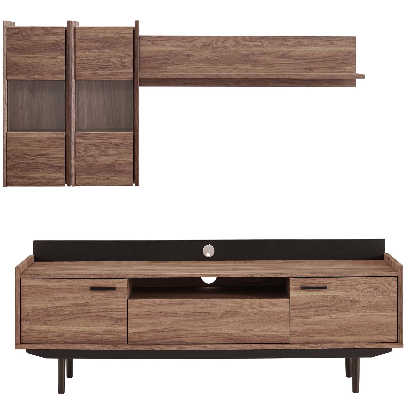 Visionary 2 Piece Entertainment Center-TV Stand-Modway-Wall2Wall Furnishings