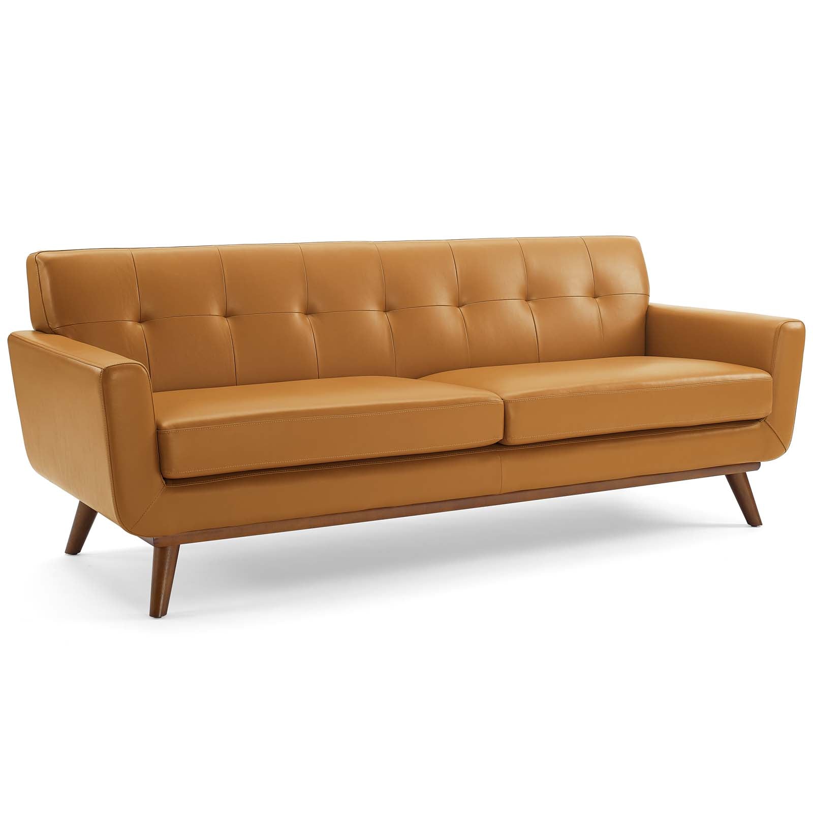 Engage Top-Grain Leather Living Room Lounge Sofa-Sofa-Modway-Wall2Wall Furnishings