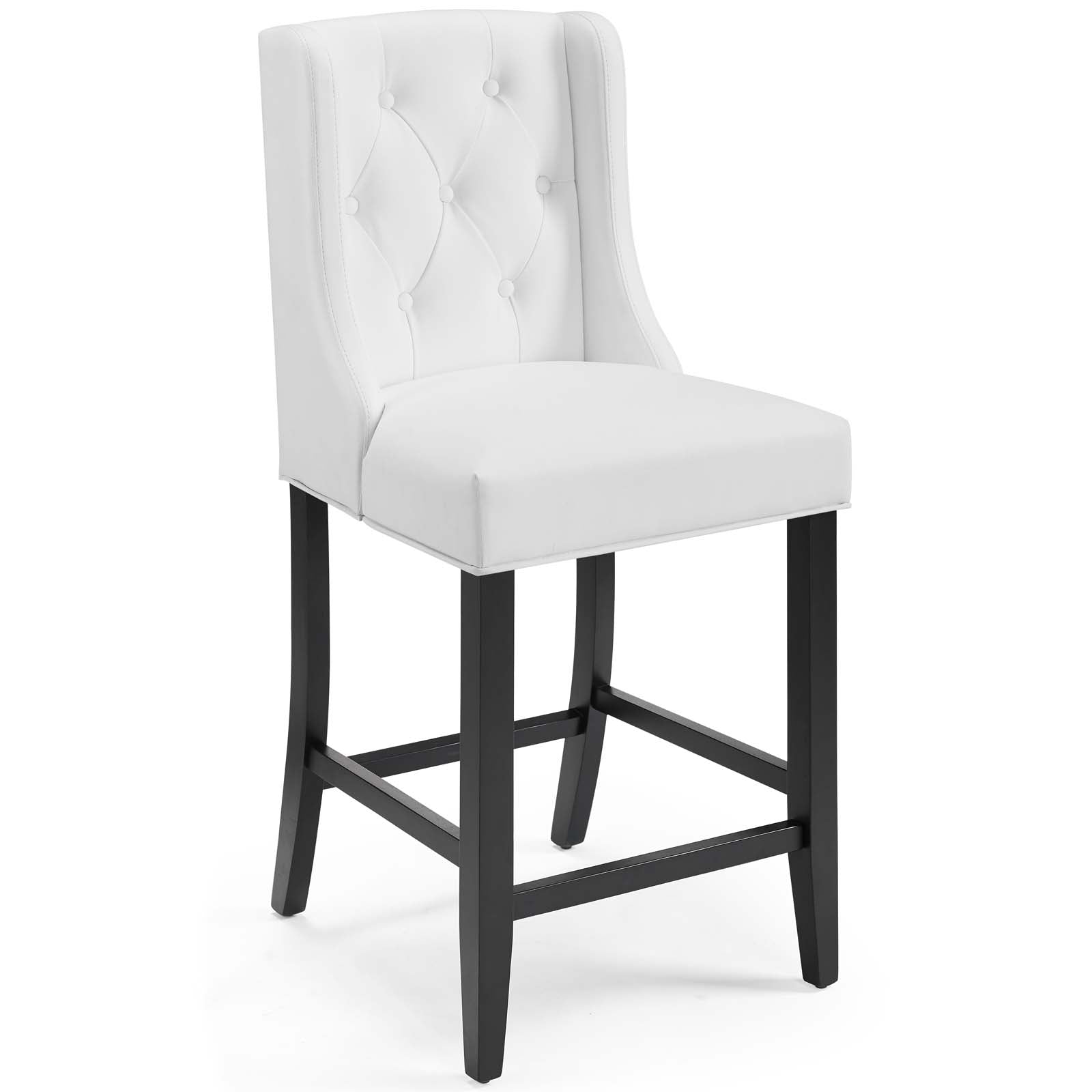Baronet Tufted Button Faux Leather Counter Stool-Counter Stool-Modway-Wall2Wall Furnishings