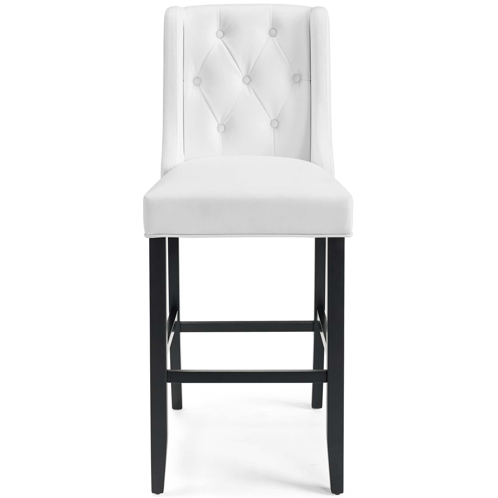 Baronet Tufted Button Faux Leather Bar Stool-Bar Stool-Modway-Wall2Wall Furnishings
