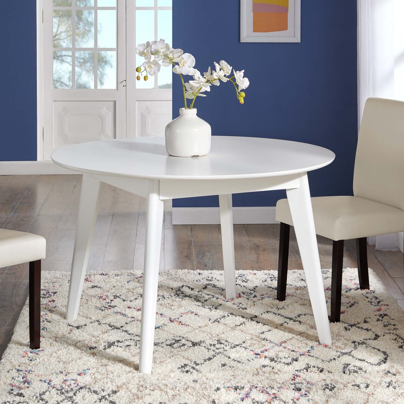 Vision 45" Round Dining Table-Dining Table-Modway-Wall2Wall Furnishings