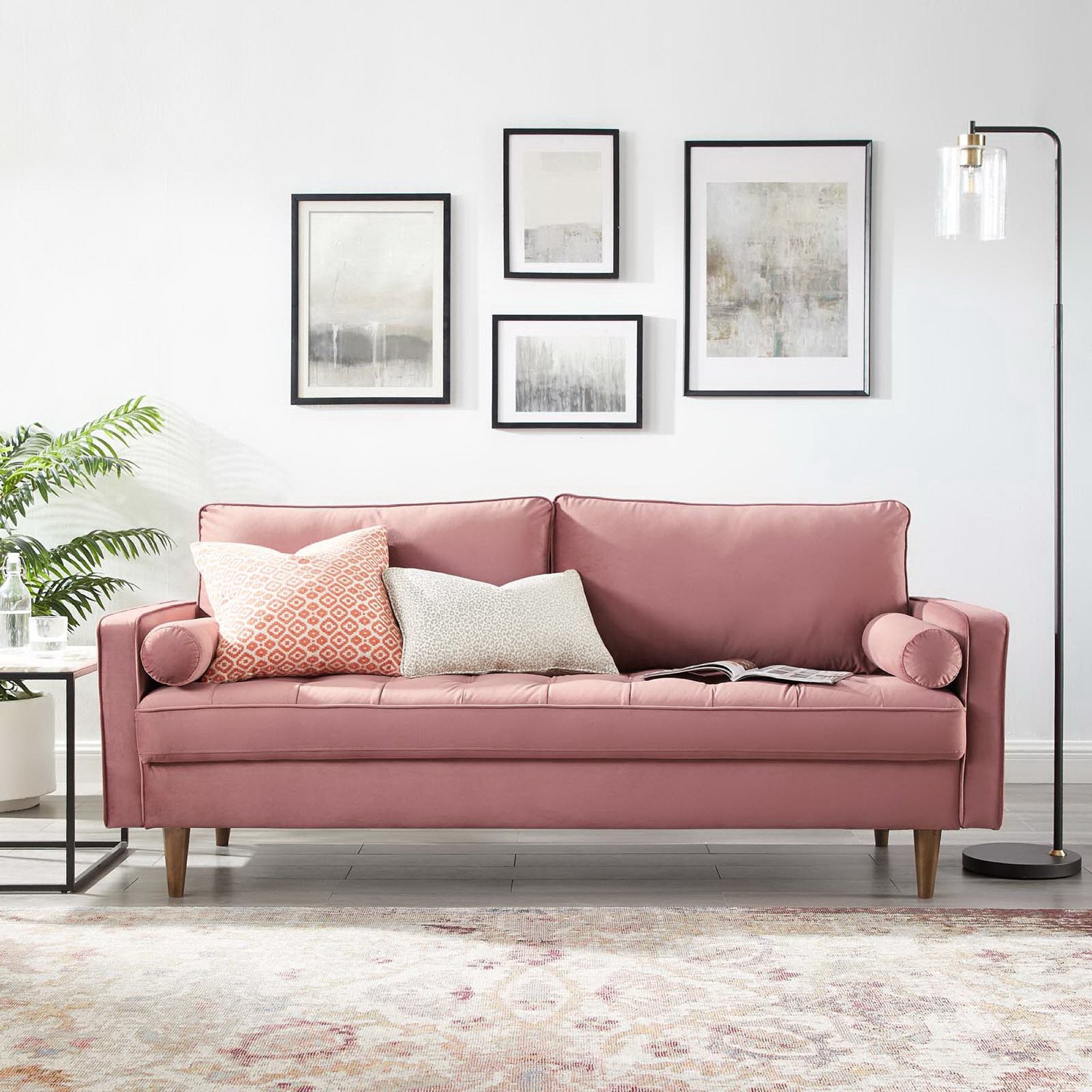 Valour Performance Velvet Sofa