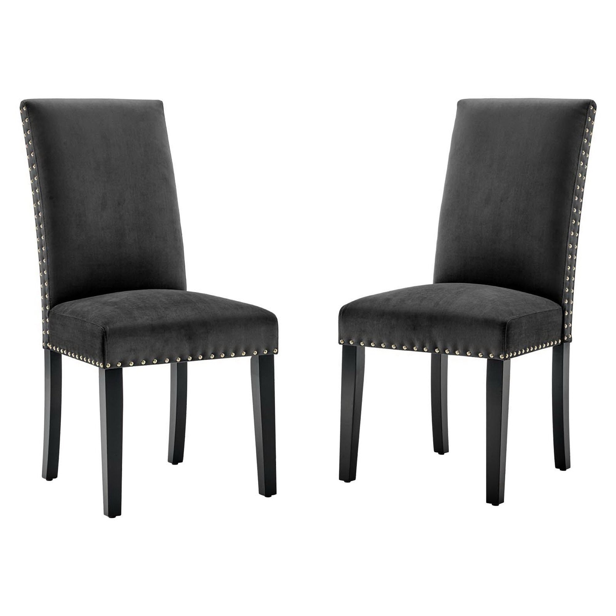 Parcel Performance Velvet Dining Side Chairs Set of 2