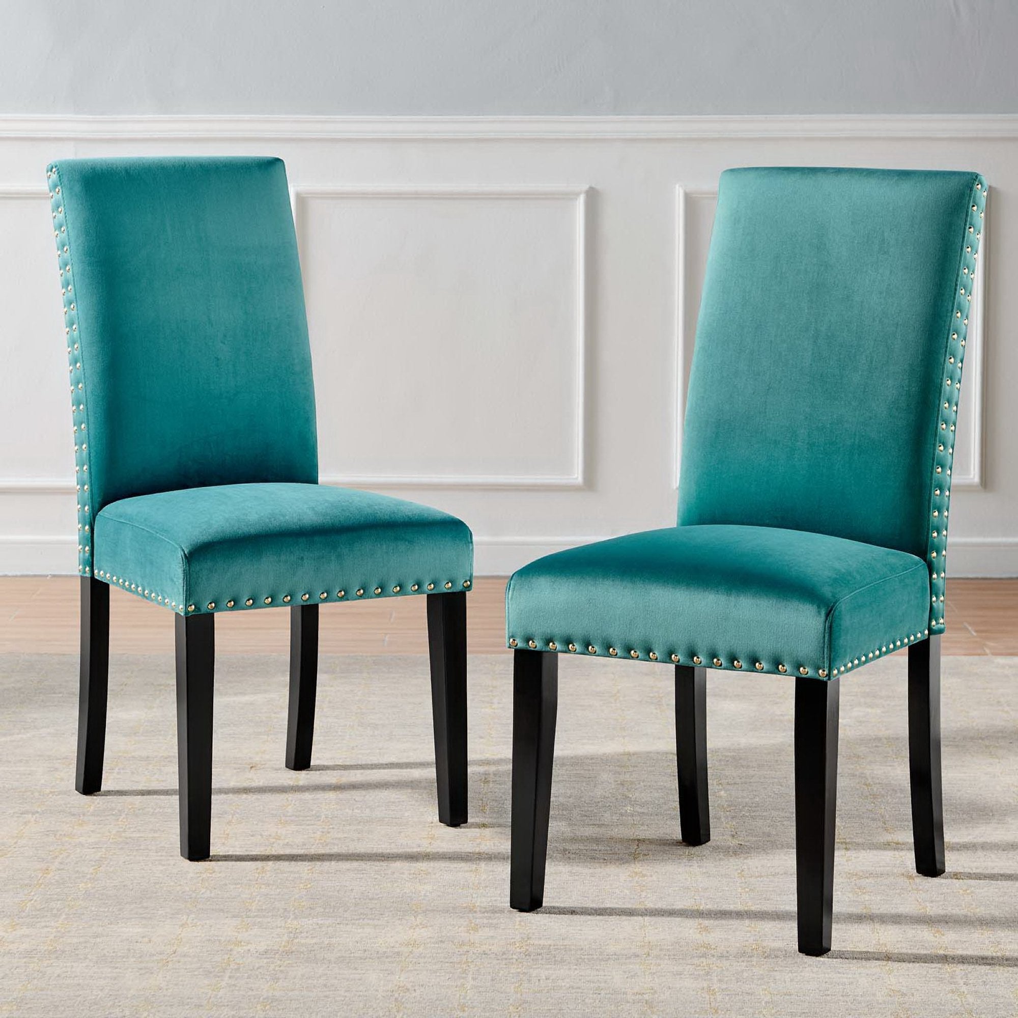 Parcel Performance Velvet Dining Side Chairs Set of 2