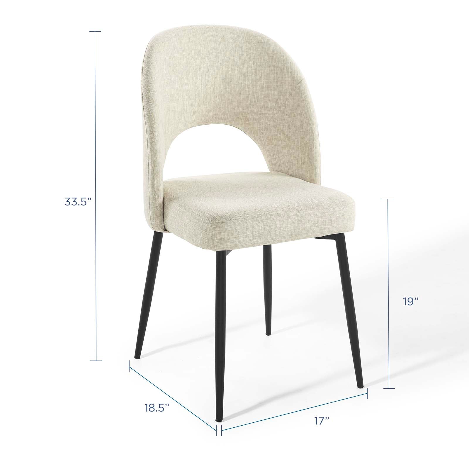 Rouse Upholstered Fabric Dining Side Chair-Dining Chair-Modway-Wall2Wall Furnishings