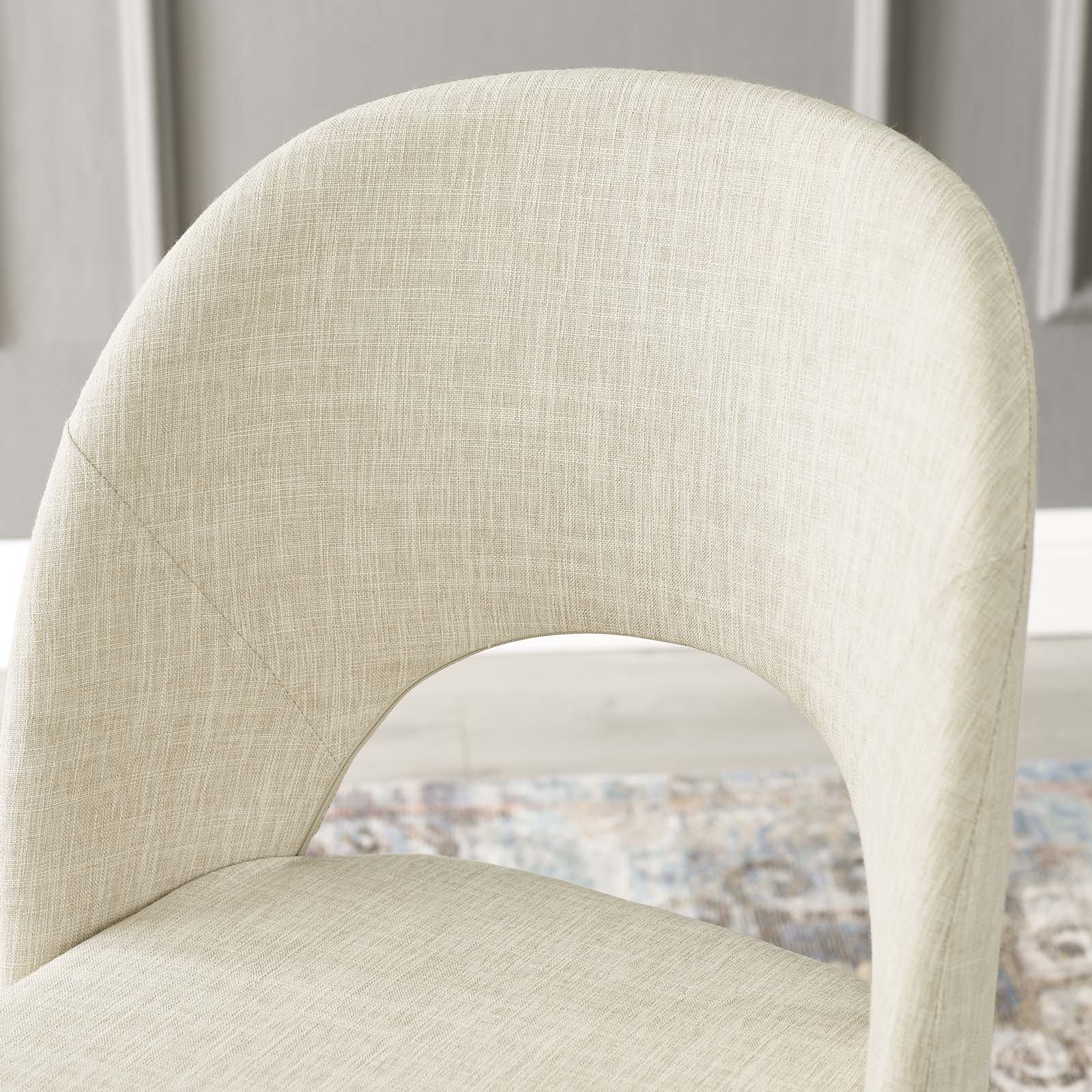 Rouse Upholstered Fabric Dining Side Chair-Dining Chair-Modway-Wall2Wall Furnishings