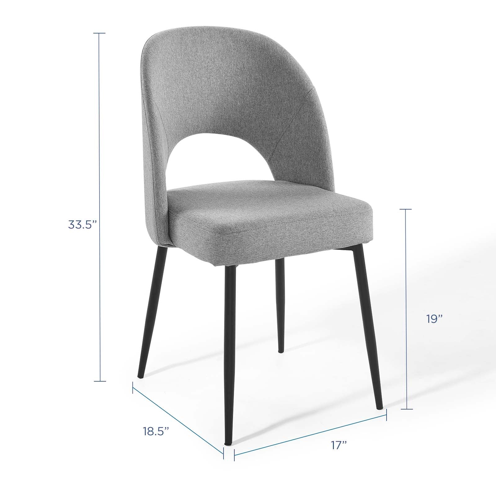 Rouse Upholstered Fabric Dining Side Chair-Dining Chair-Modway-Wall2Wall Furnishings