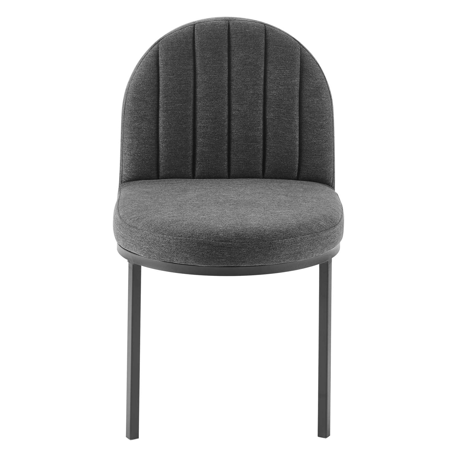 Isla Channel Tufted Upholstered Fabric Dining Side Chair-Dining Chair-Modway-Wall2Wall Furnishings