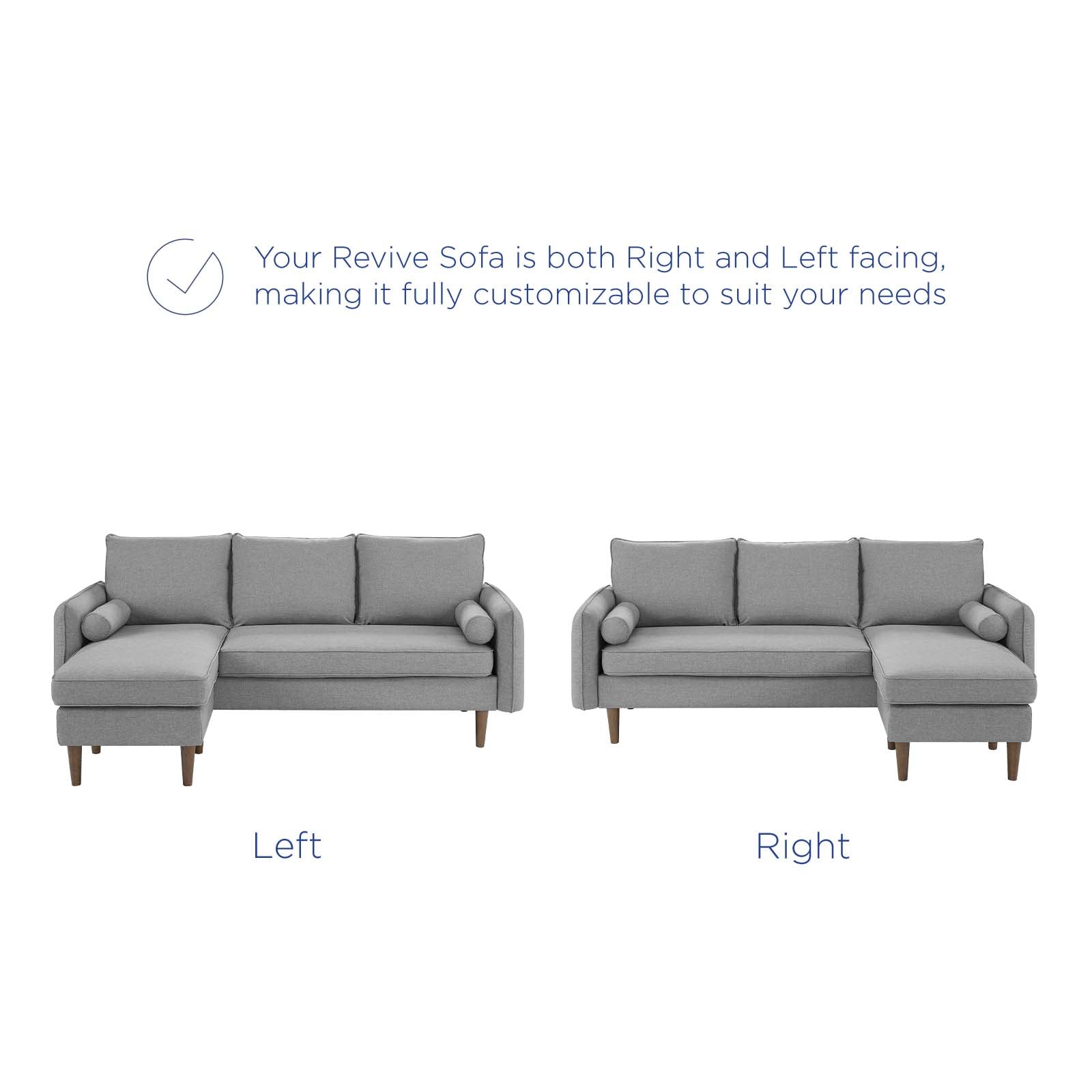Revive Upholstered Right or Left Sectional Sofa-Sectional-Modway-Wall2Wall Furnishings