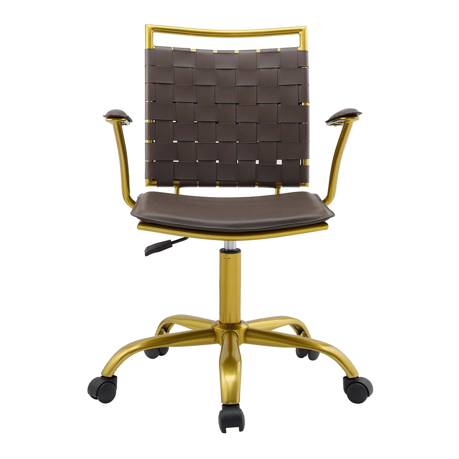Fuse Faux Leather Office Chair-Desk Chair-Modway-Wall2Wall Furnishings