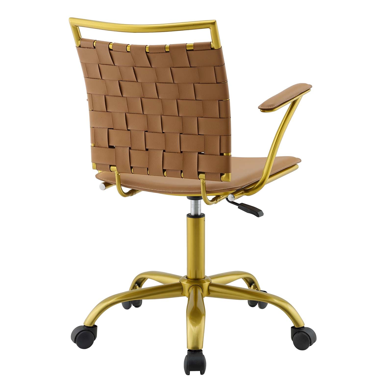 Fuse Faux Leather Office Chair-Desk Chair-Modway-Wall2Wall Furnishings