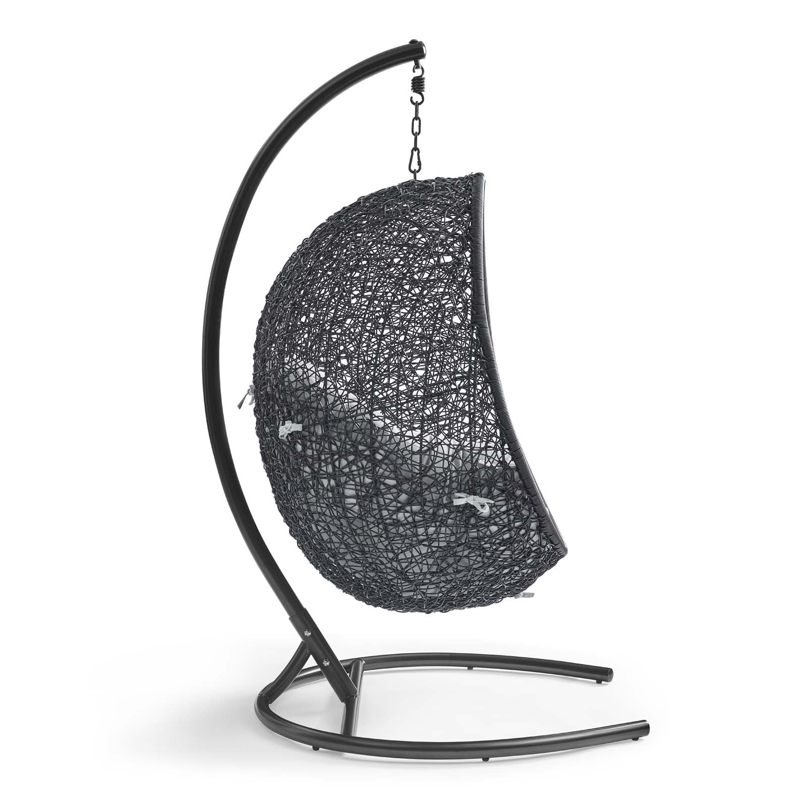 Encase Sunbrella® Swing Outdoor Patio Lounge Chair-Outdoor Lounge Chair-Modway-Wall2Wall Furnishings
