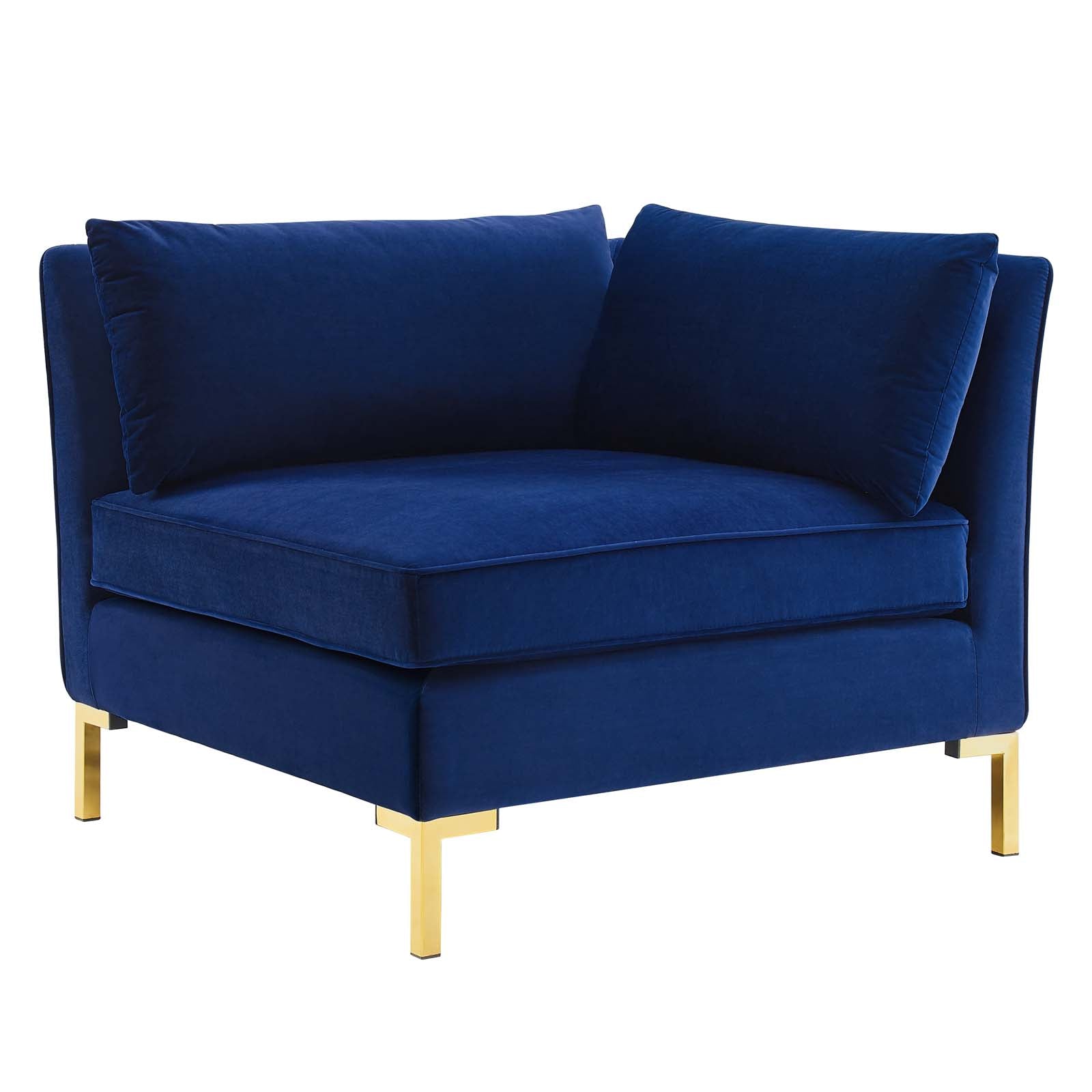 Ardent Performance Velvet Sectional Sofa Corner Chair-Corner Chair-Modway-Wall2Wall Furnishings