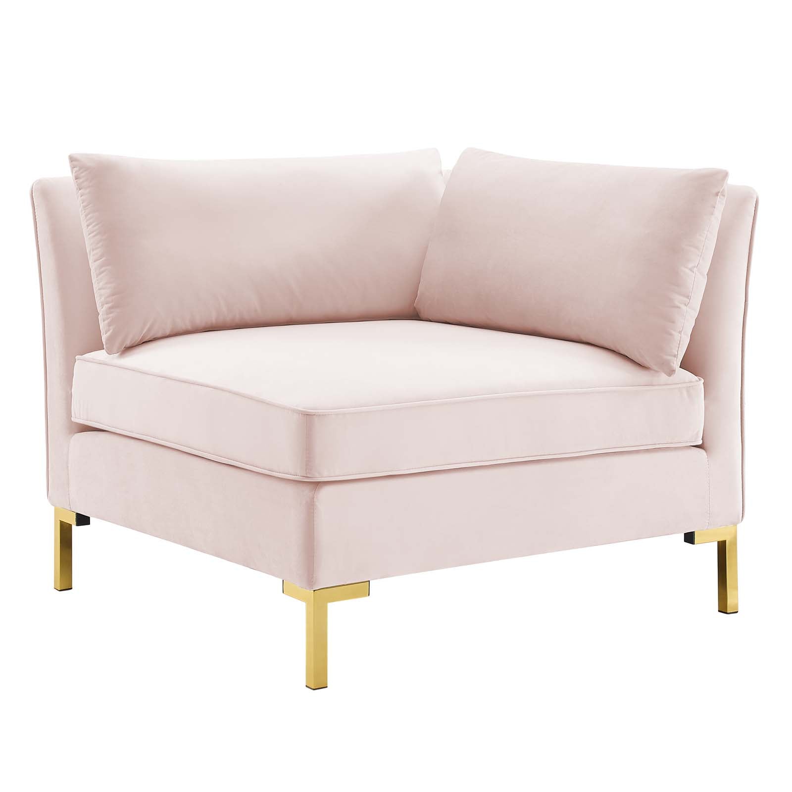 Ardent Performance Velvet Sectional Sofa Corner Chair-Corner Chair-Modway-Wall2Wall Furnishings