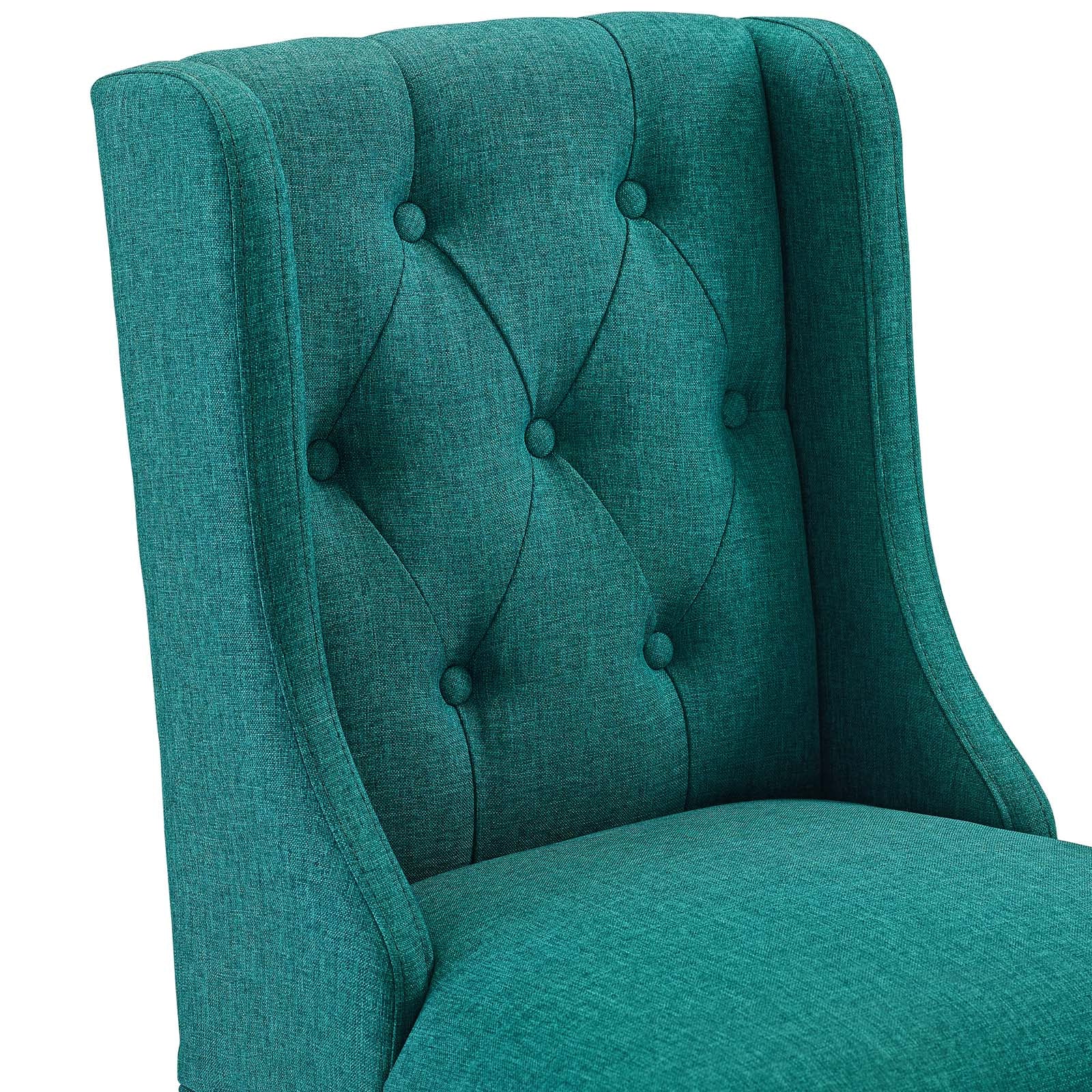 Baronet Counter Bar Stool Upholstered Fabric Set of 2-Counter Stool-Modway-Wall2Wall Furnishings