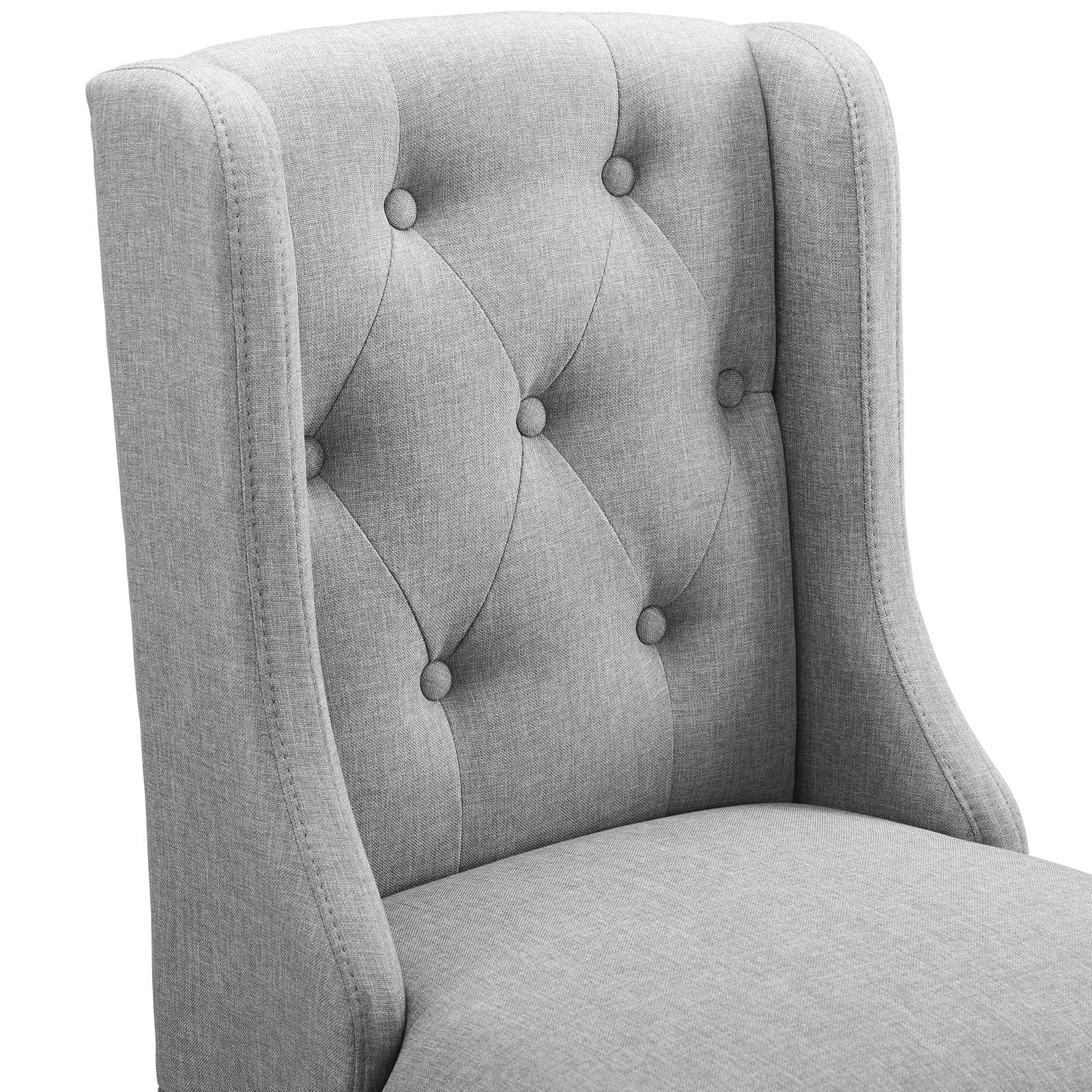 Baronet Bar Stool Upholstered Fabric Set of 2-Bar Stool-Modway-Wall2Wall Furnishings
