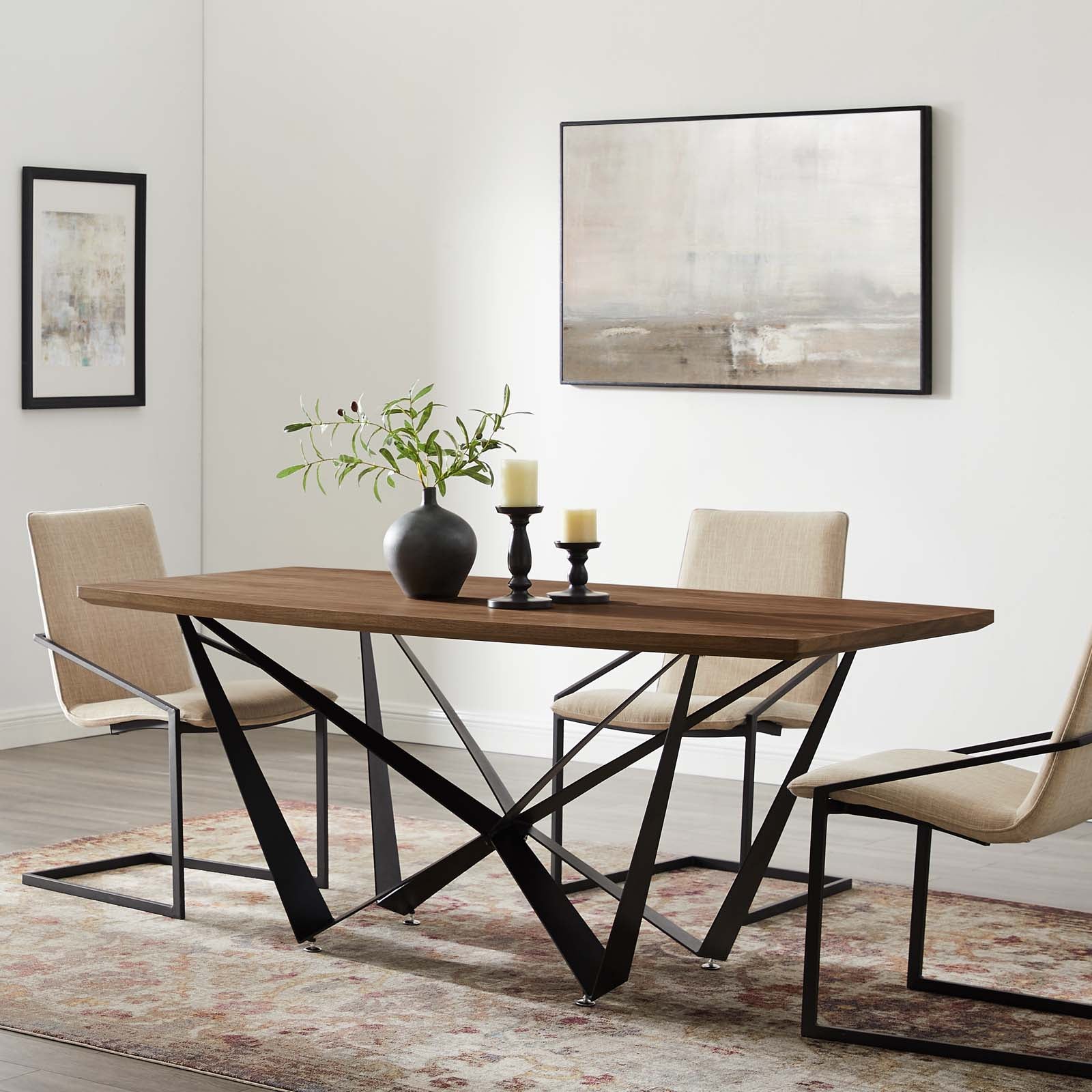 Parallax Dining Table-Dining Table-Modway-Wall2Wall Furnishings