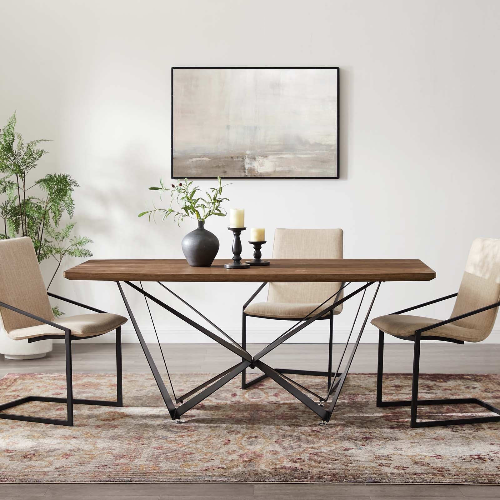 Parallax Dining Table-Dining Table-Modway-Wall2Wall Furnishings