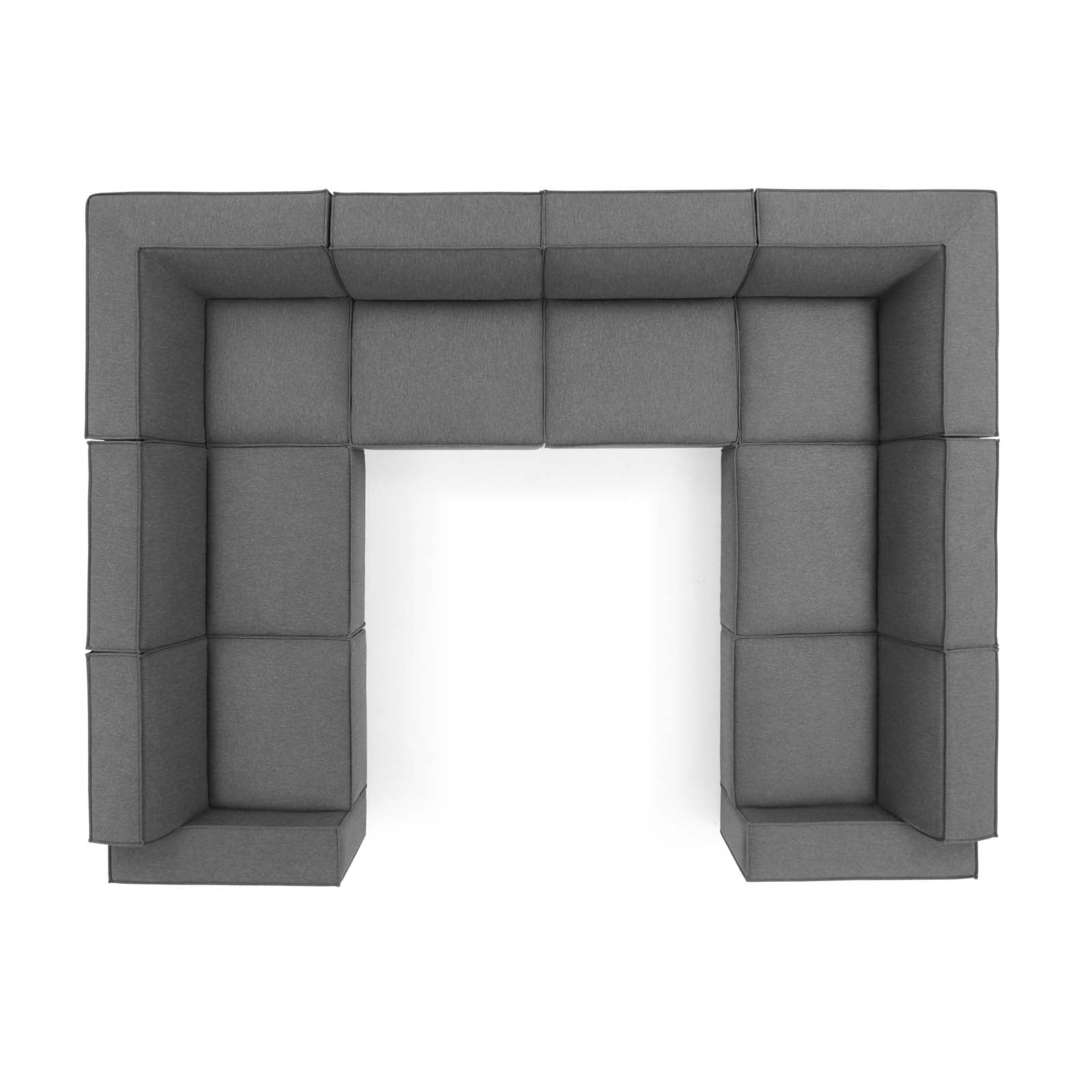 Restore 8-Piece Sectional Sofa-Sectional-Modway-Wall2Wall Furnishings