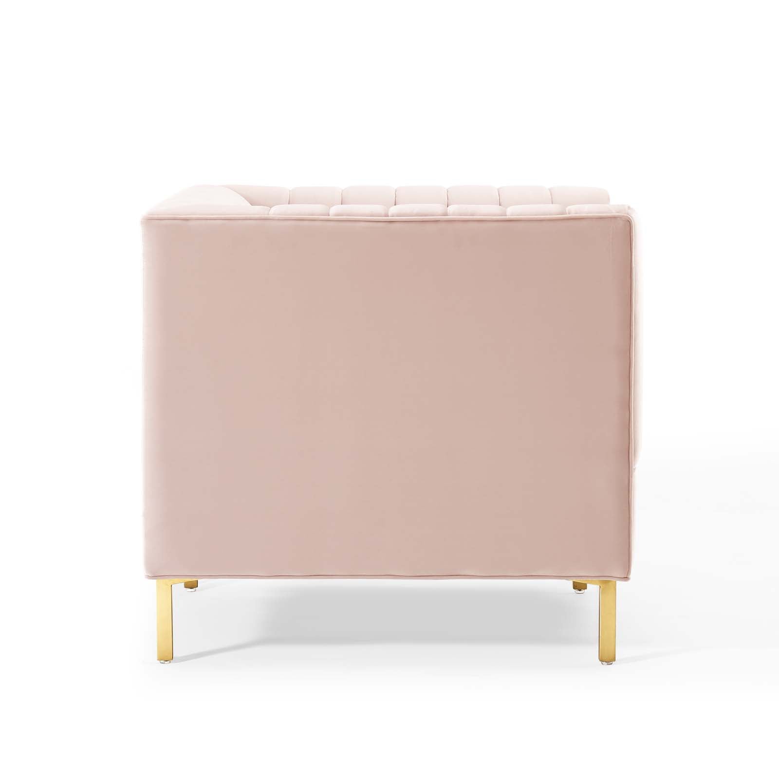 Shift Channel Tufted Performance Velvet Armchair-Armchair-Modway-Wall2Wall Furnishings