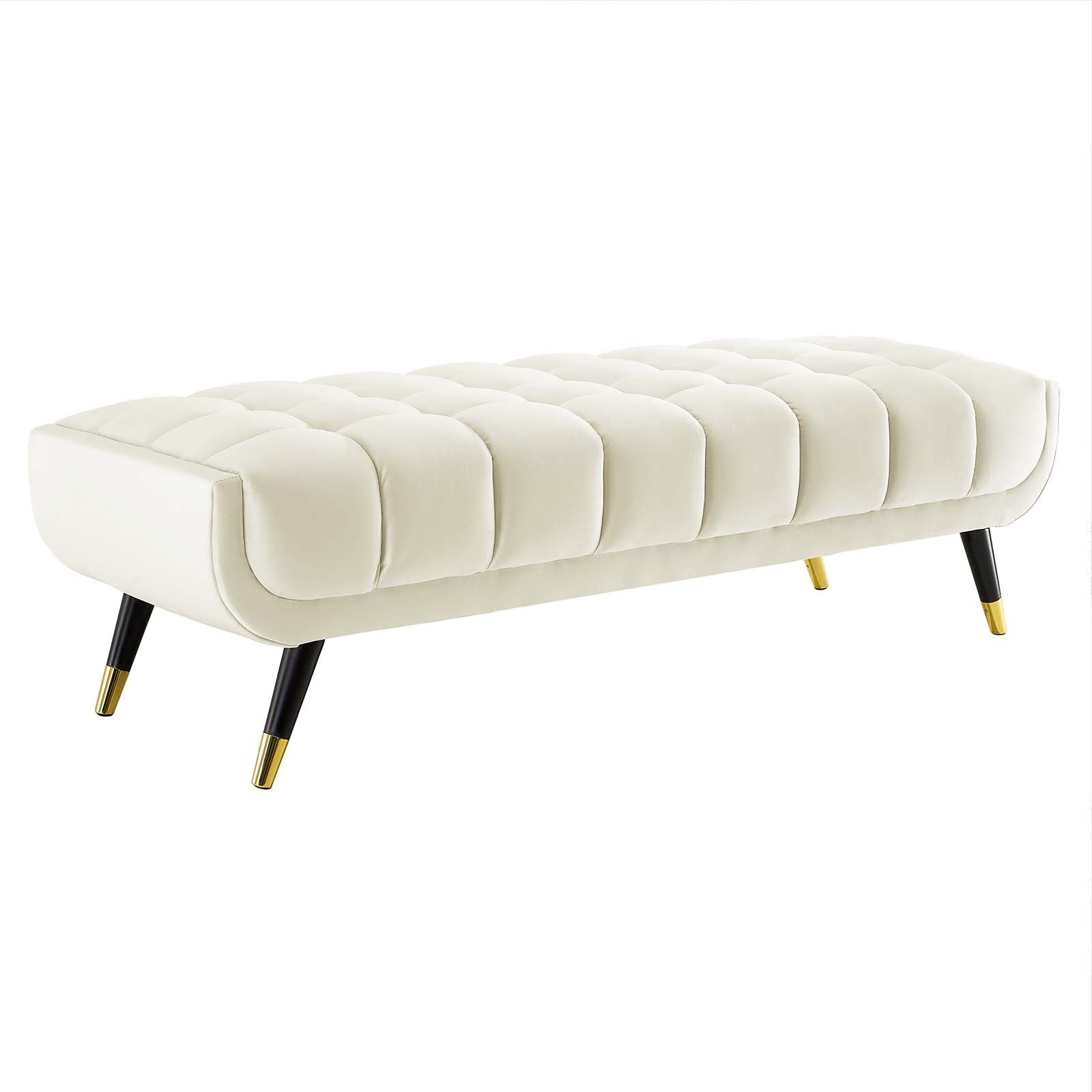 Adept 60" Performance Velvet Bench-Bench-Modway-Wall2Wall Furnishings
