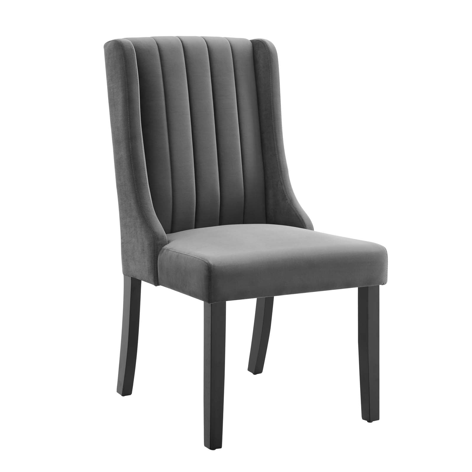Renew Parsons Performance Velvet Dining Side Chairs - Set of 2-Dining Chair-Modway-Wall2Wall Furnishings