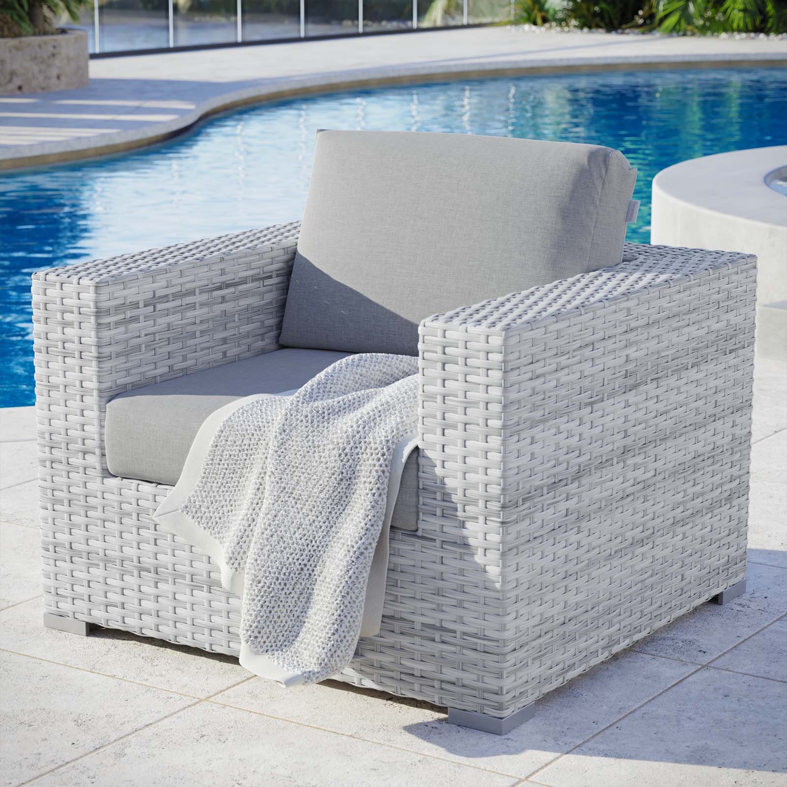Convene Outdoor Patio Armchair-Outdoor Chair-Modway-Wall2Wall Furnishings