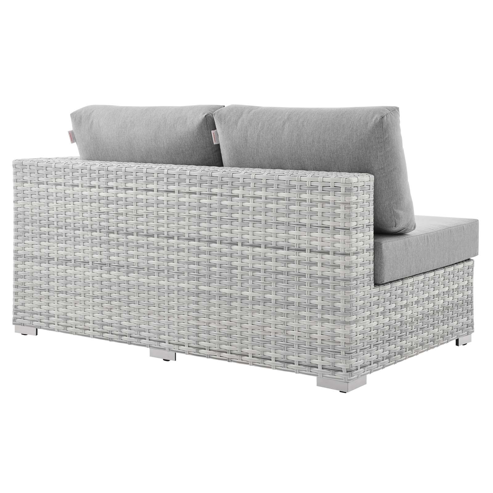 Convene Outdoor Patio Left-Arm Loveseat-Outdoor Loveseat-Modway-Wall2Wall Furnishings