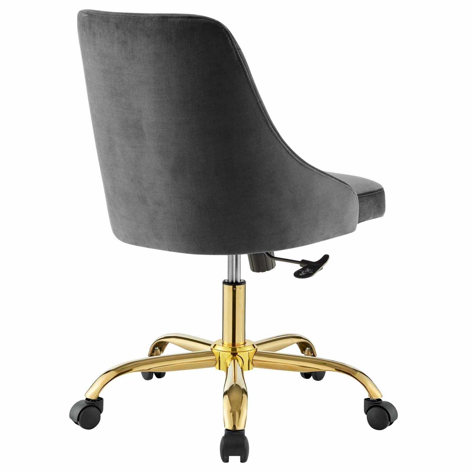 Distinct Tufted Swivel Performance Velvet Office Chair-Desk Chair-Modway-Wall2Wall Furnishings