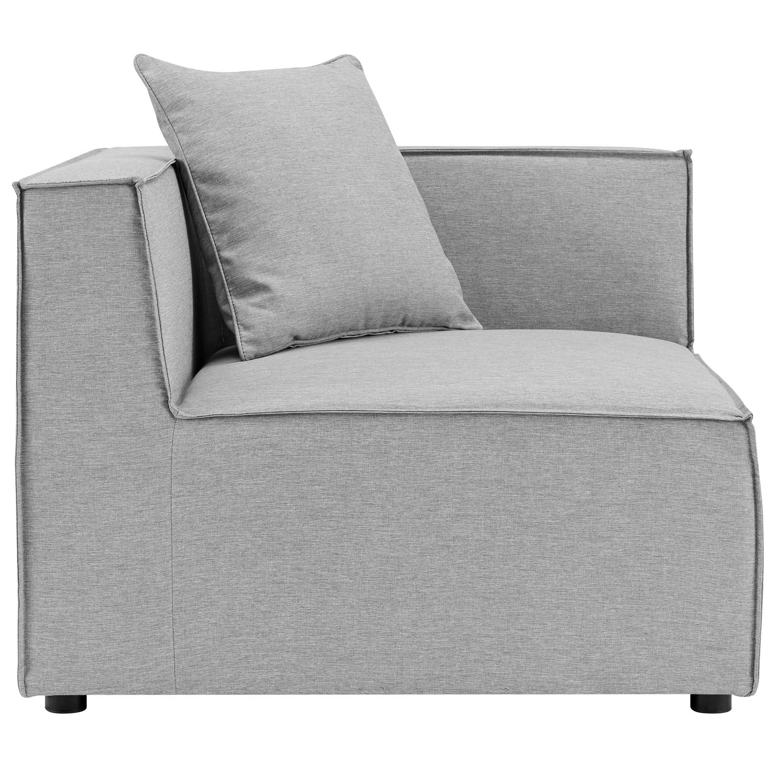 Saybrook Outdoor Patio Upholstered 2-Piece Sectional Sofa Loveseat-Outdoor Sectional-Modway-Wall2Wall Furnishings