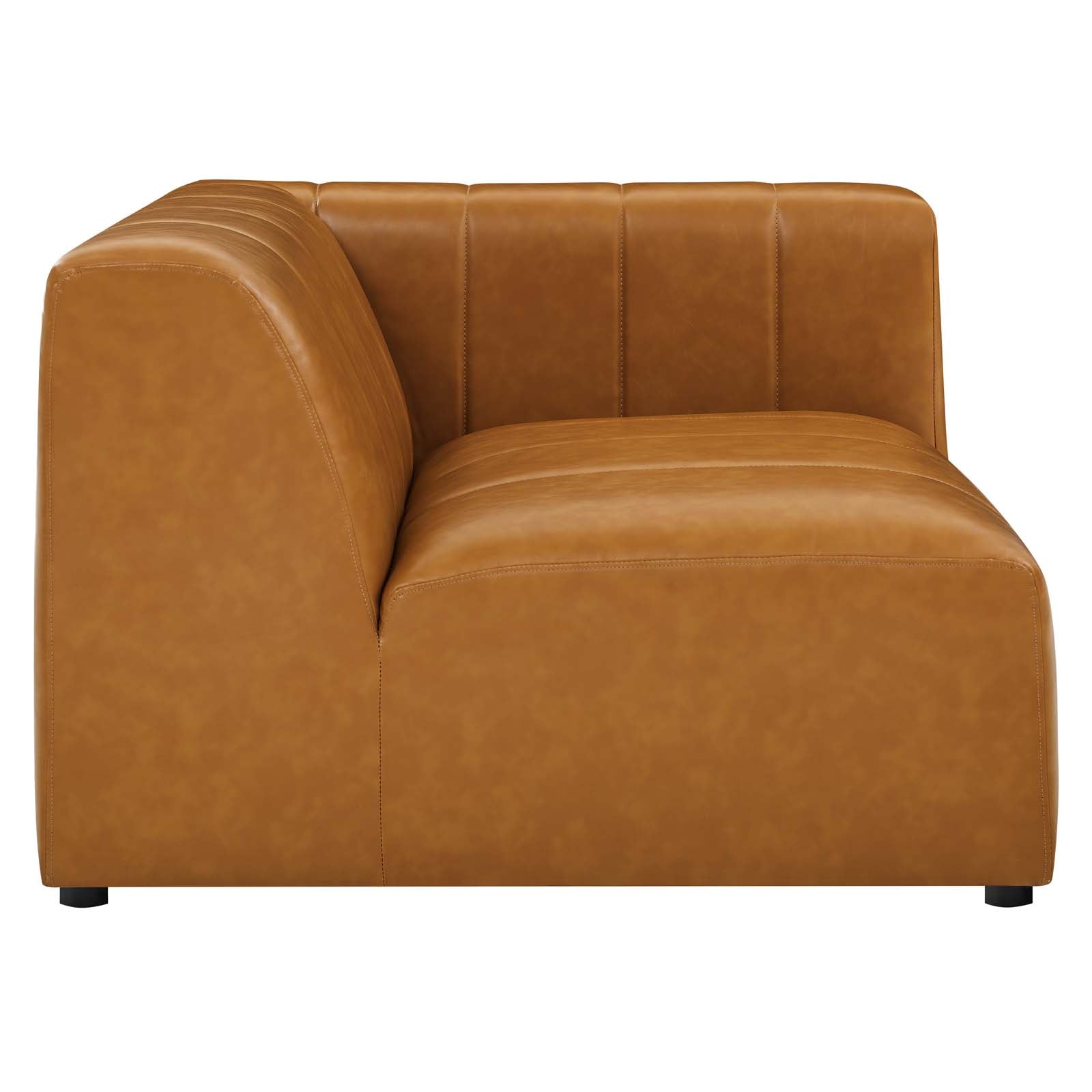 Bartlett Vegan Leather Right-Arm Chair-Arm Chair-Modway-Wall2Wall Furnishings