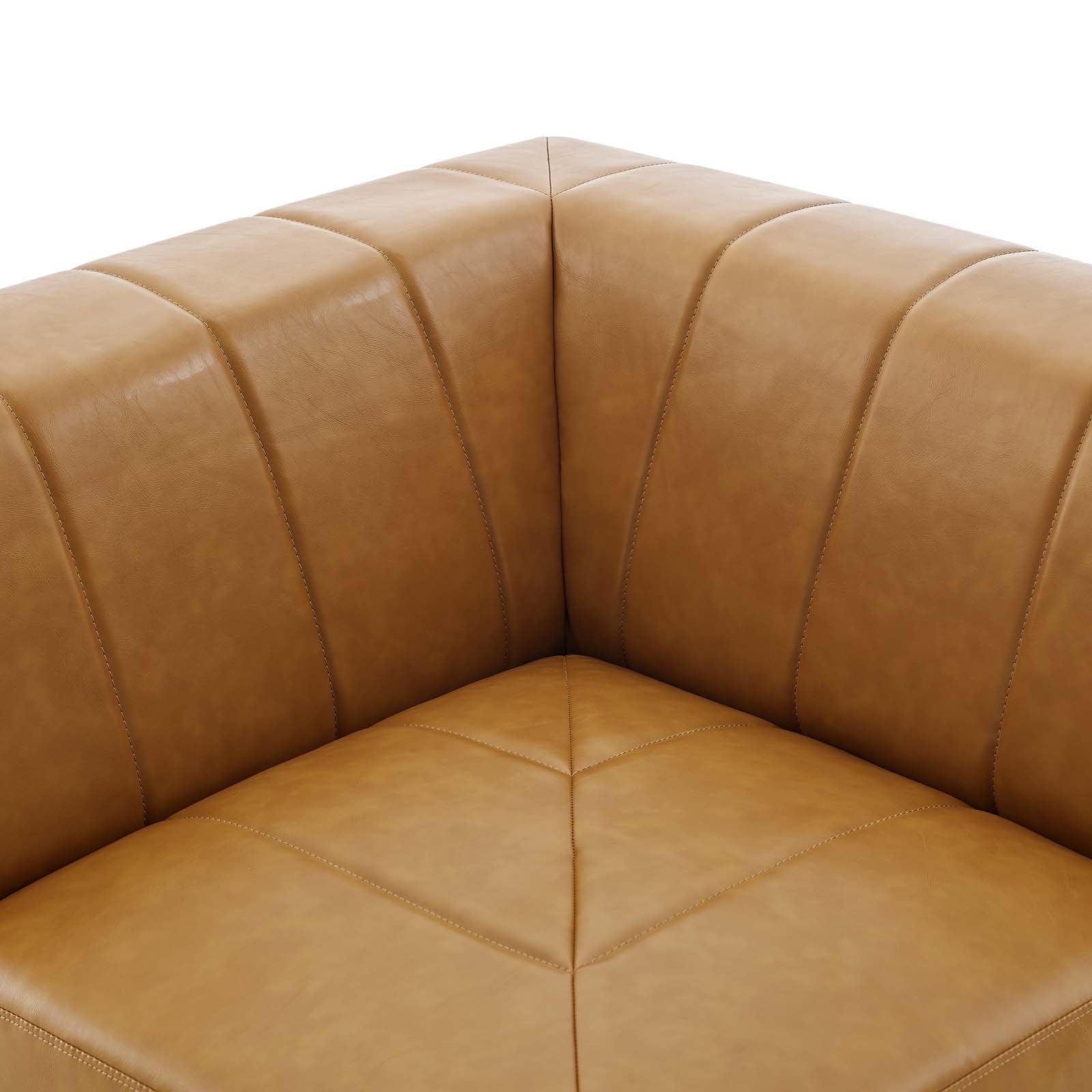 Bartlett Vegan Leather Corner Chair-Corner Chair-Modway-Wall2Wall Furnishings