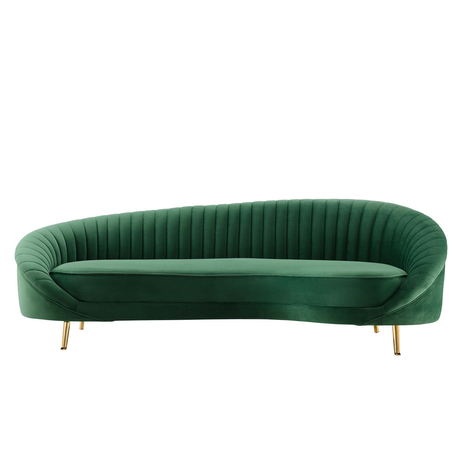 Camber Channel Tufted Performance Velvet Sofa-Sofa-Modway-Wall2Wall Furnishings