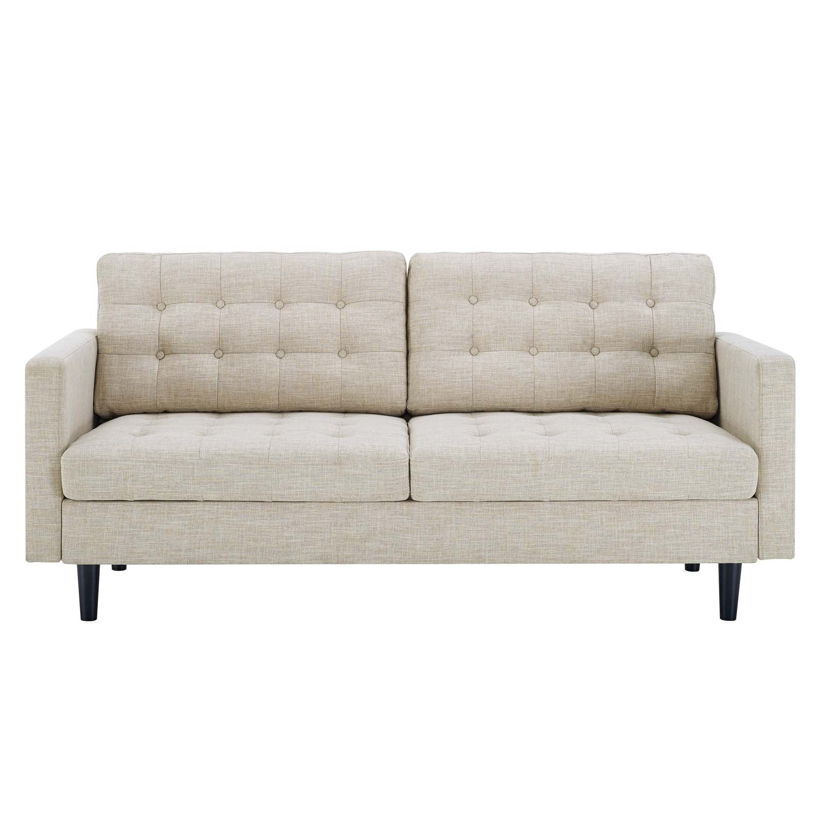 Exalt Tufted Fabric Sofa-Sofa-Modway-Wall2Wall Furnishings