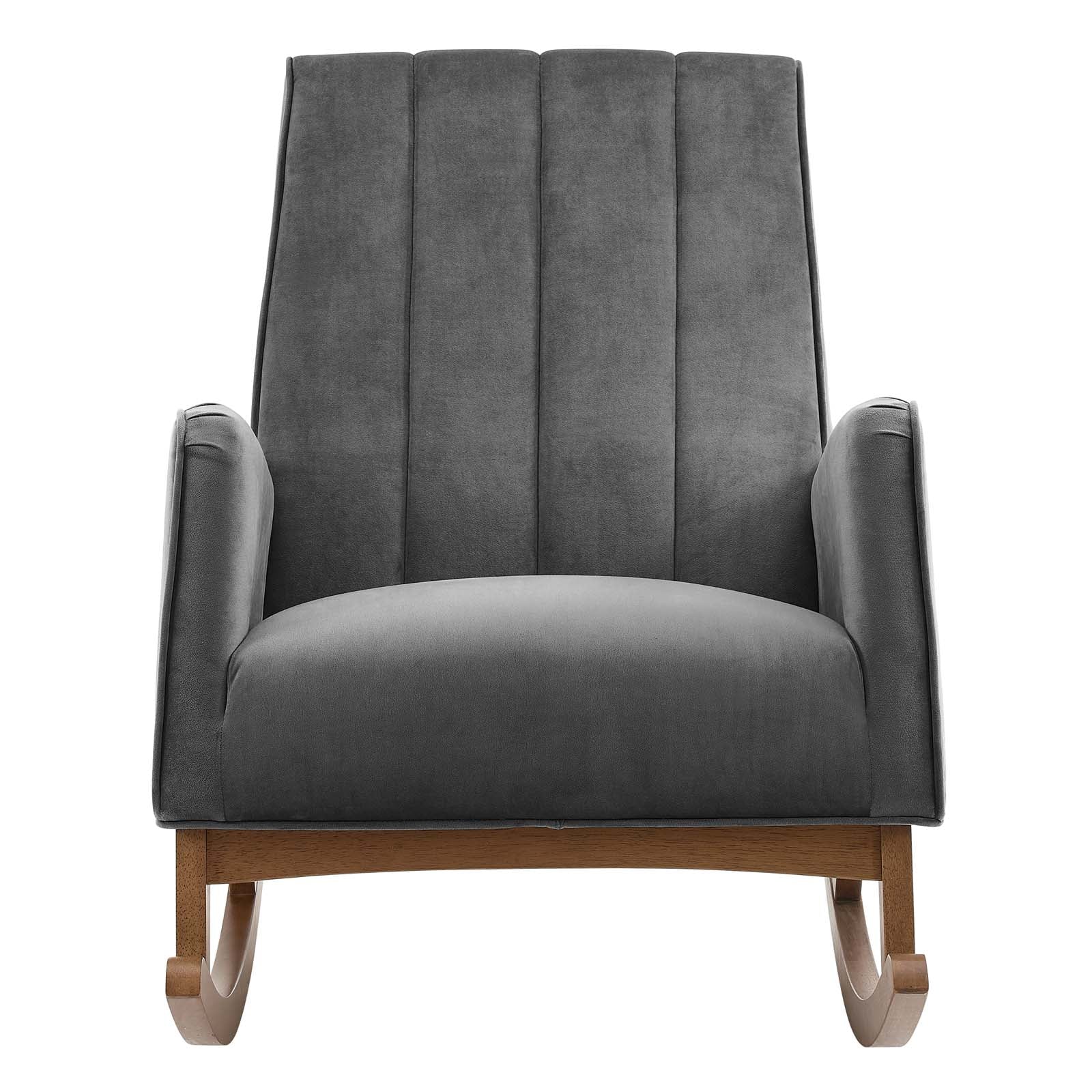 Sway Performance Velvet Rocking Chair-Rocking Chair-Modway-Wall2Wall Furnishings