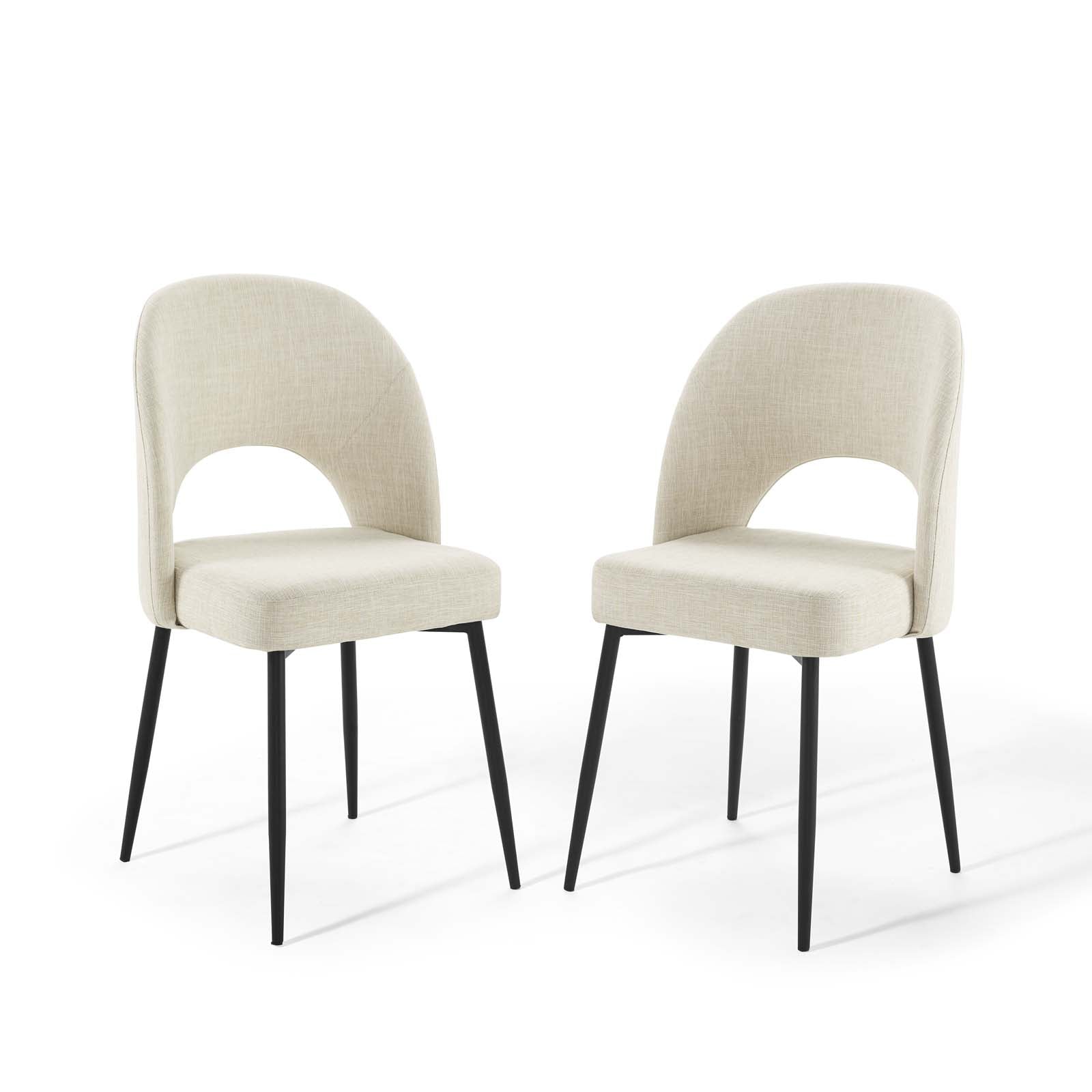 Rouse Dining Side Chair Upholstered Fabric Set of 2-Dining Chair-Modway-Wall2Wall Furnishings