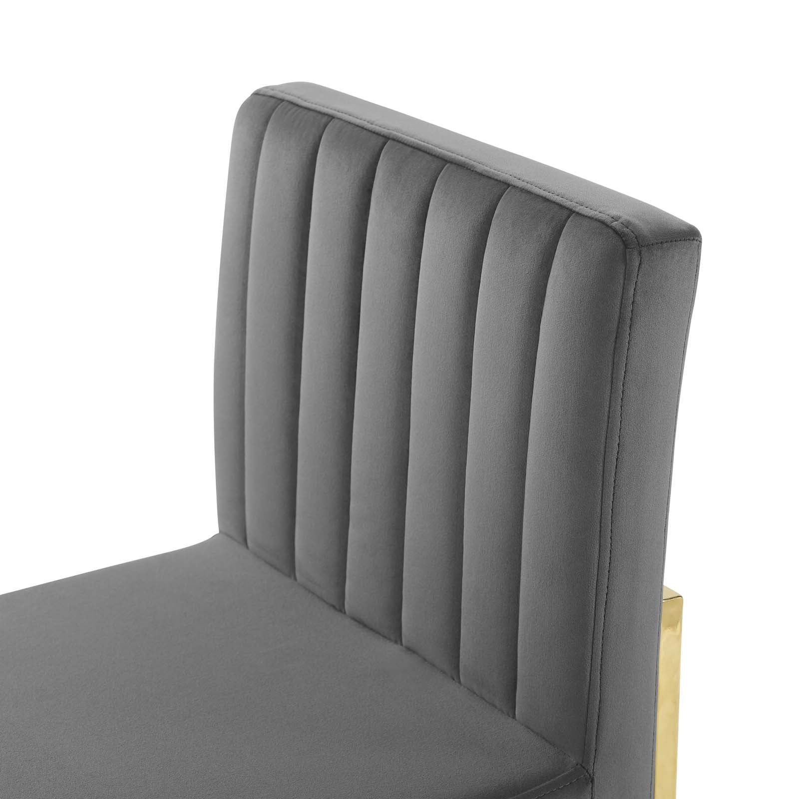 Carriage Dining Chair Performance Velvet Set of 2-Dining Chair-Modway-Wall2Wall Furnishings