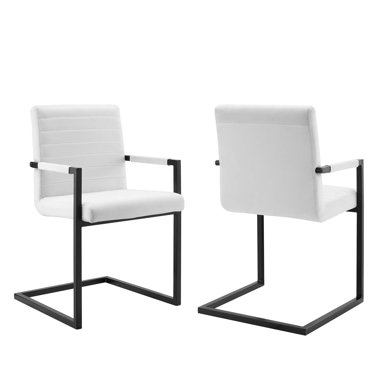 Savoy Performance Velvet Dining Chairs - Set of 2-Dining Chair-Modway-Wall2Wall Furnishings